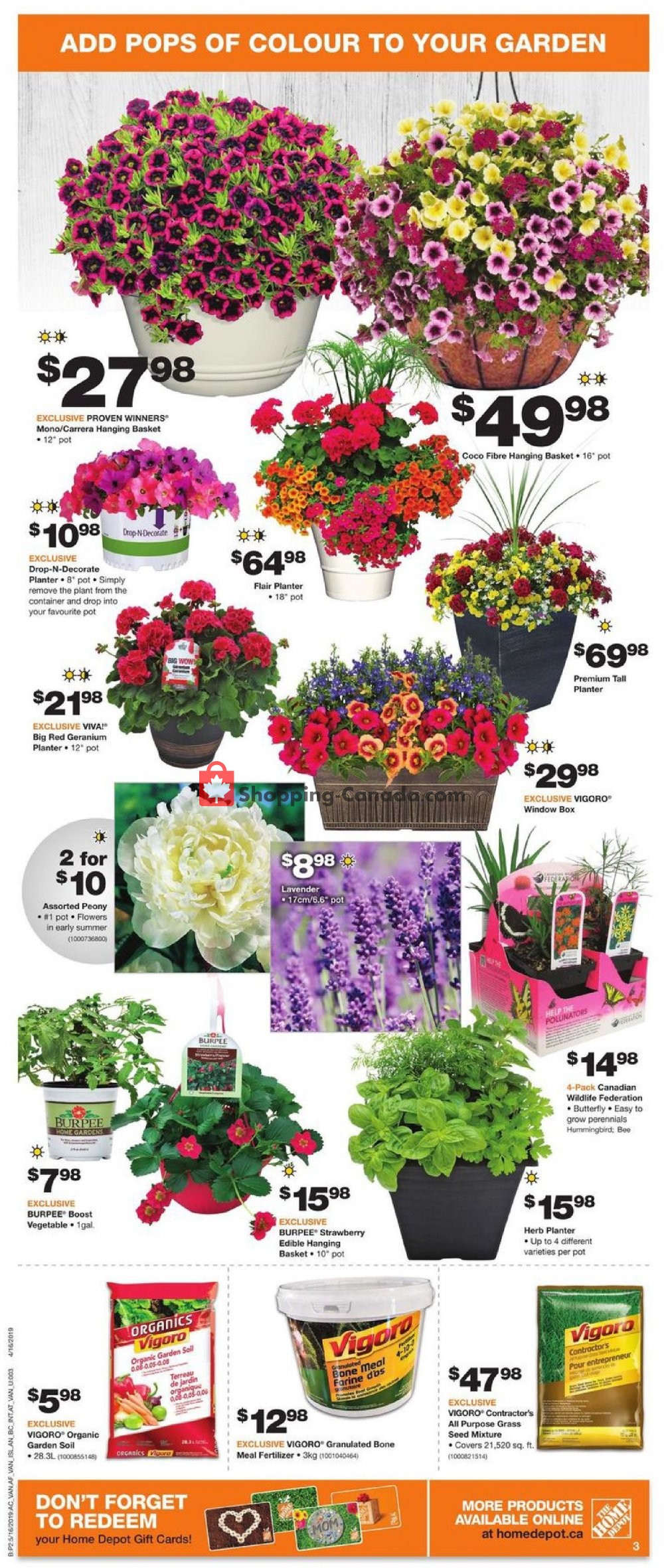 Home Depot flyer from Thursday May 16, 2019 to Wednesday May 22, 2019 - page 3