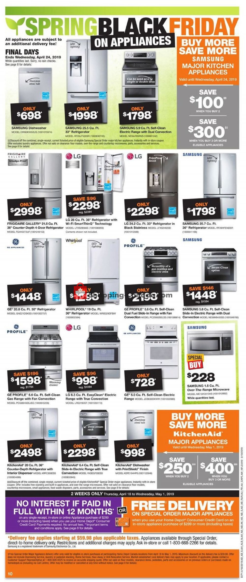 Home Depot flyer from Thursday April 18, 2019 to Wednesday April 24, 2019 - page 12