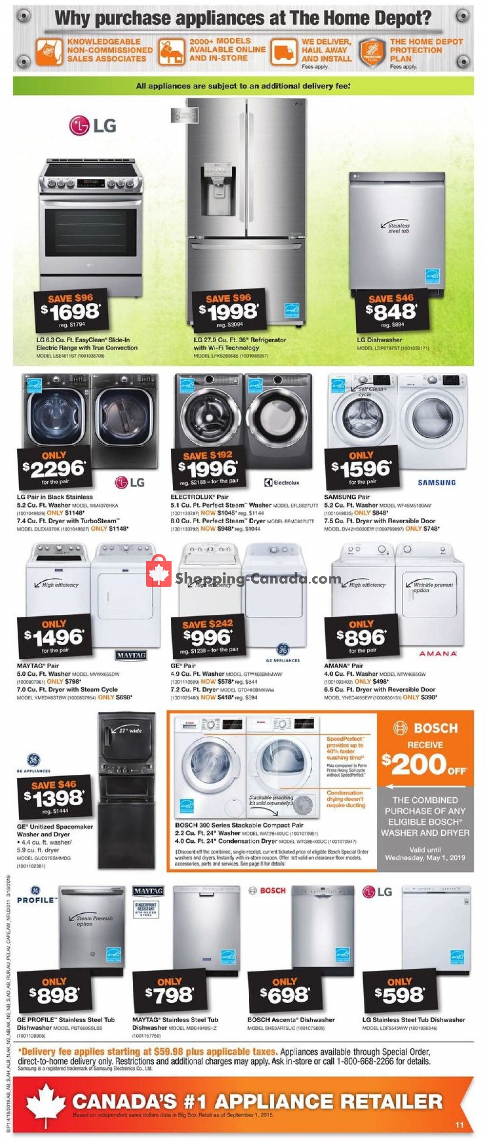 Home Depot flyer from Thursday April 18, 2019 to Wednesday April 24, 2019 - page 13