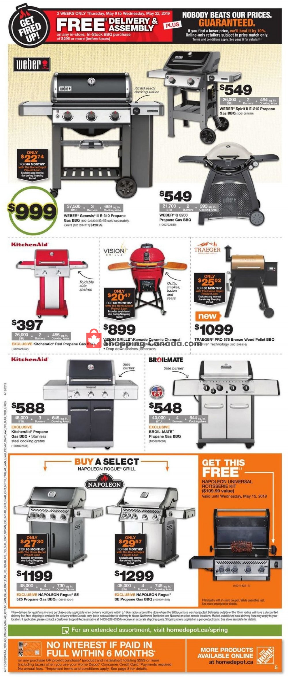 Home Depot flyer from Thursday May 9, 2019 to Wednesday May 15, 2019 - page 6