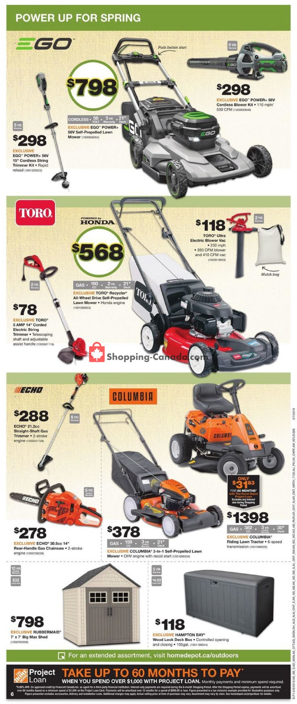 Home Depot flyer from Thursday May 9, 2019 to Wednesday May 15, 2019 - page 7