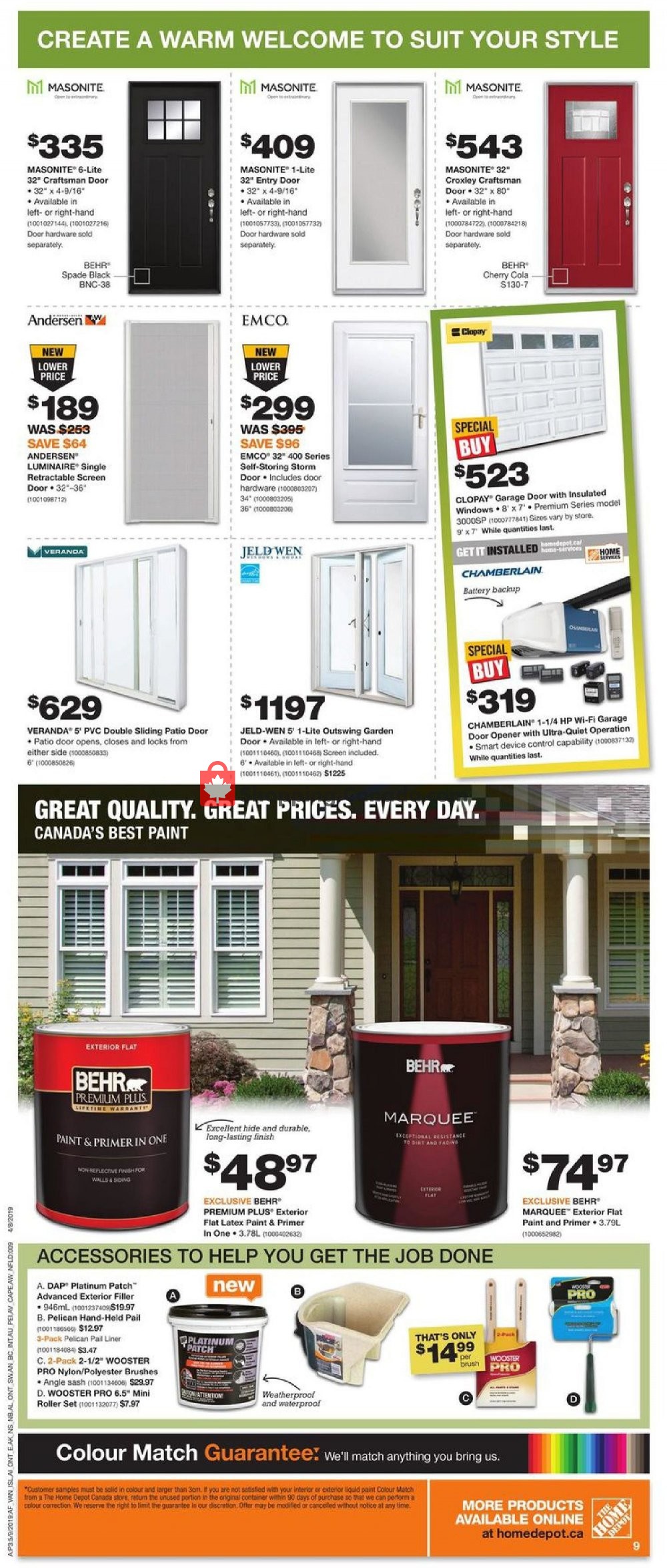 Home Depot flyer from Thursday May 9, 2019 to Wednesday May 15, 2019 - page 9
