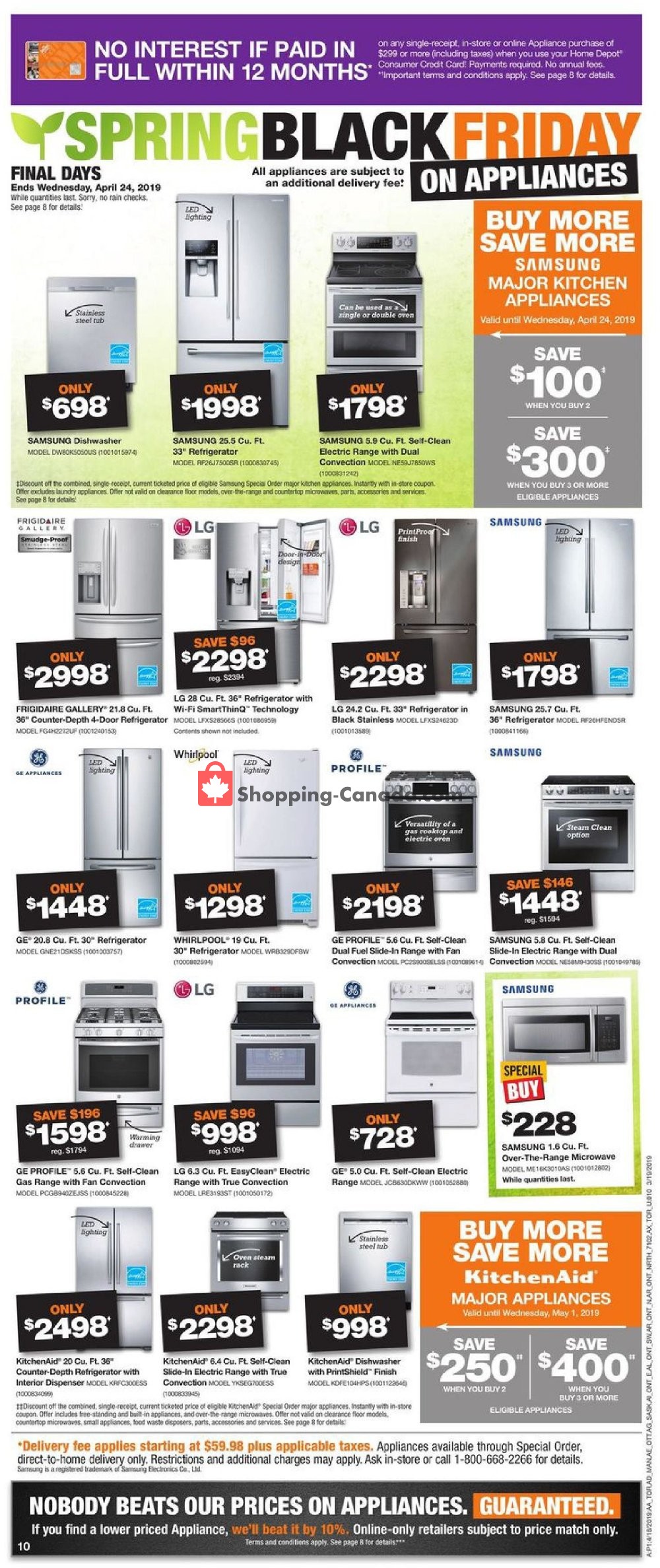 Home Depot flyer from Thursday April 18, 2019 to Wednesday April 24, 2019 - page 12