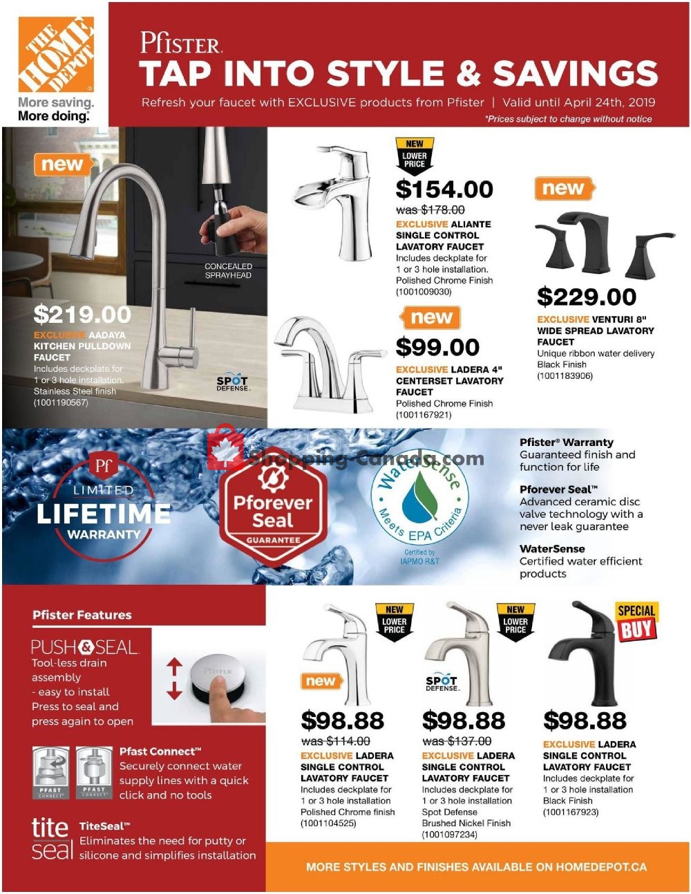 Home Depot flyer from Thursday April 18, 2019 to Wednesday April 24, 2019 - page 17