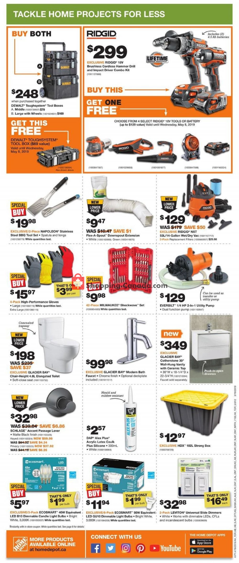 Home Depot flyer from Thursday April 18, 2019 to Wednesday April 24, 2019 - page 2