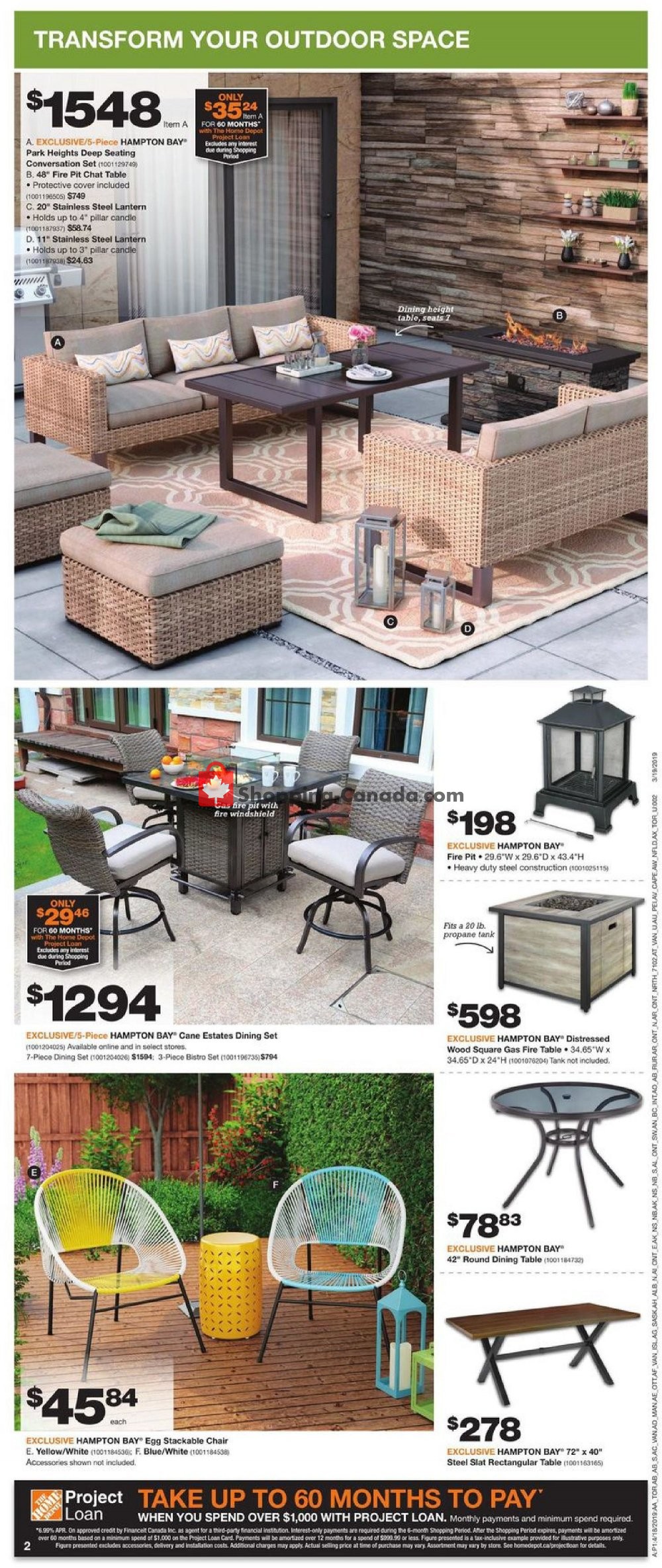 Home Depot flyer from Thursday April 18, 2019 to Wednesday April 24, 2019 - page 3