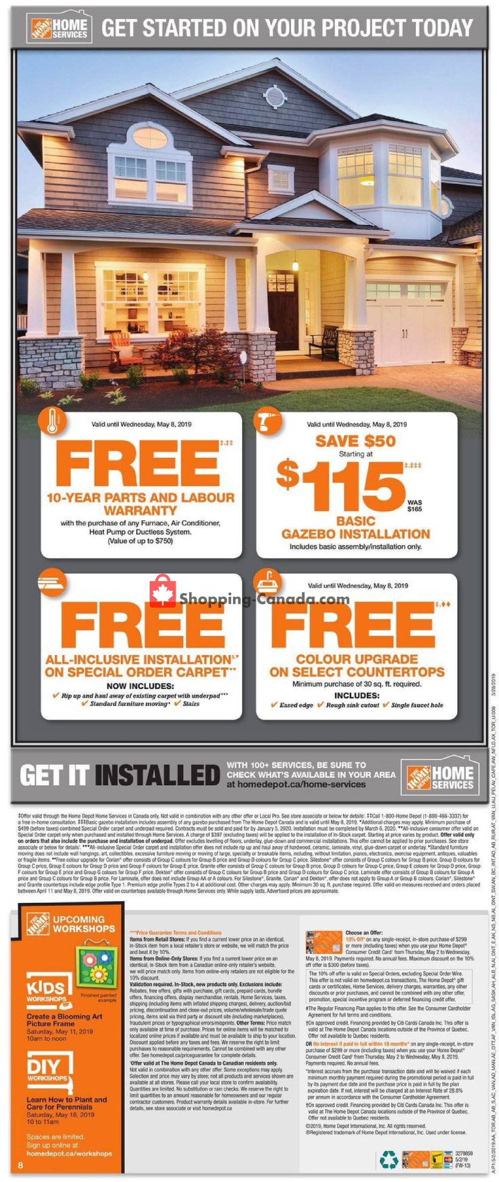 Home Depot flyer from Thursday May 2, 2019 to Wednesday May 8, 2019 - page 10