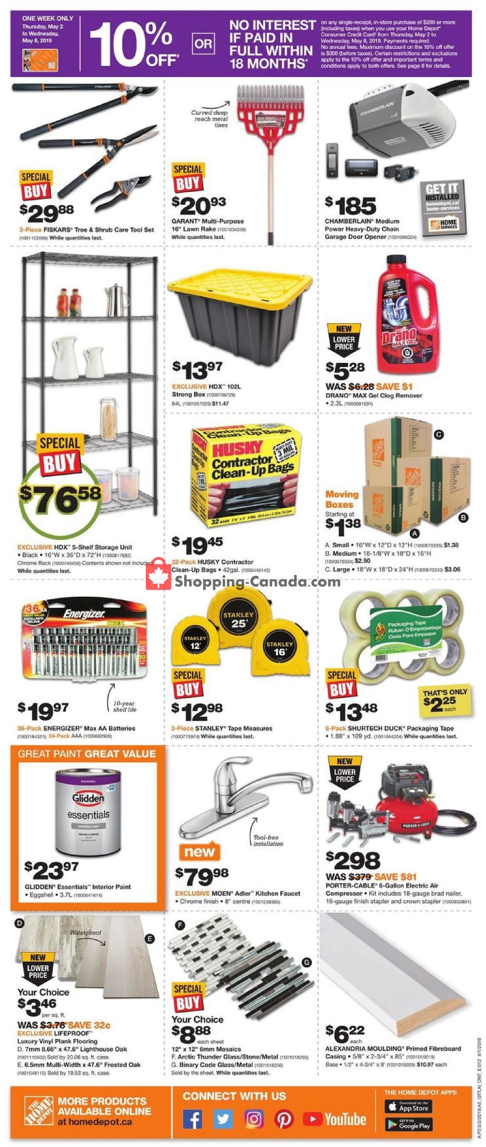 Home Depot flyer from Thursday May 2, 2019 to Wednesday May 8, 2019 - page 2