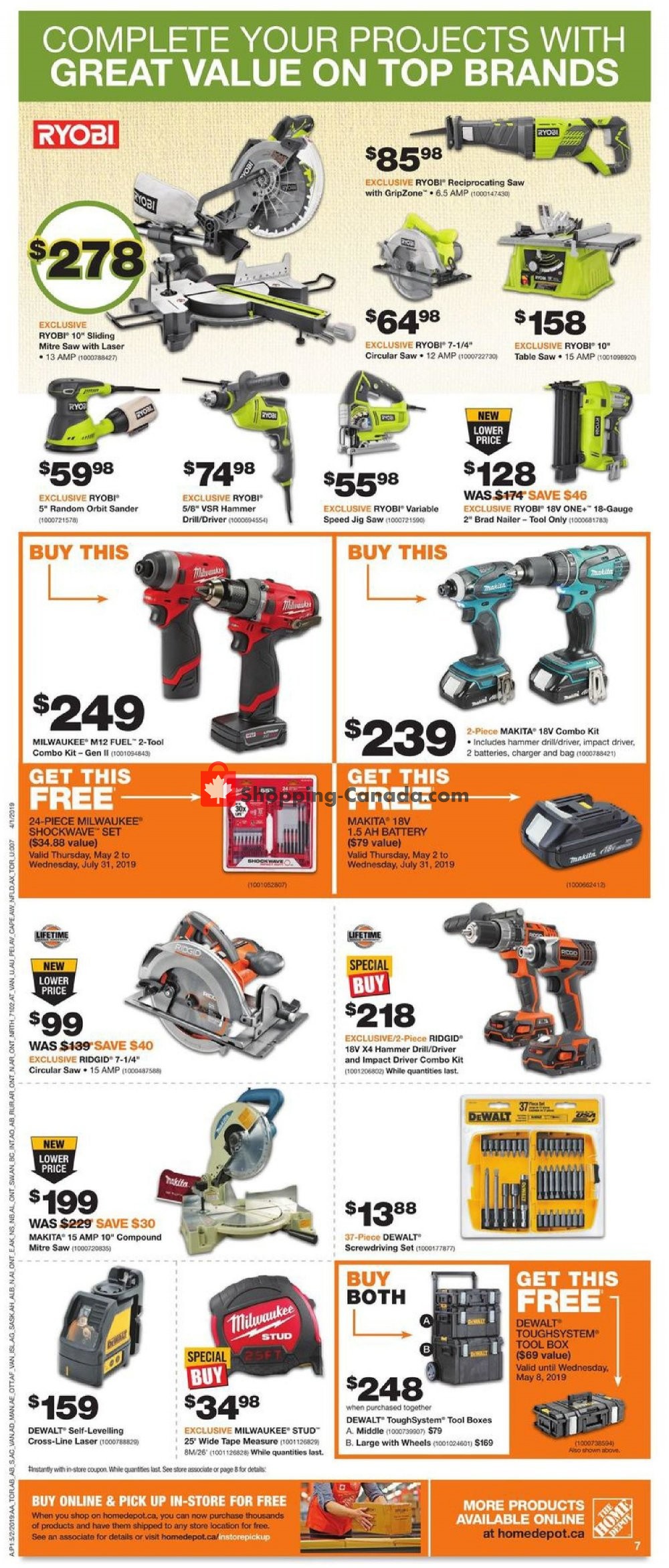 Home Depot flyer from Thursday May 2, 2019 to Wednesday May 8, 2019 - page 8
