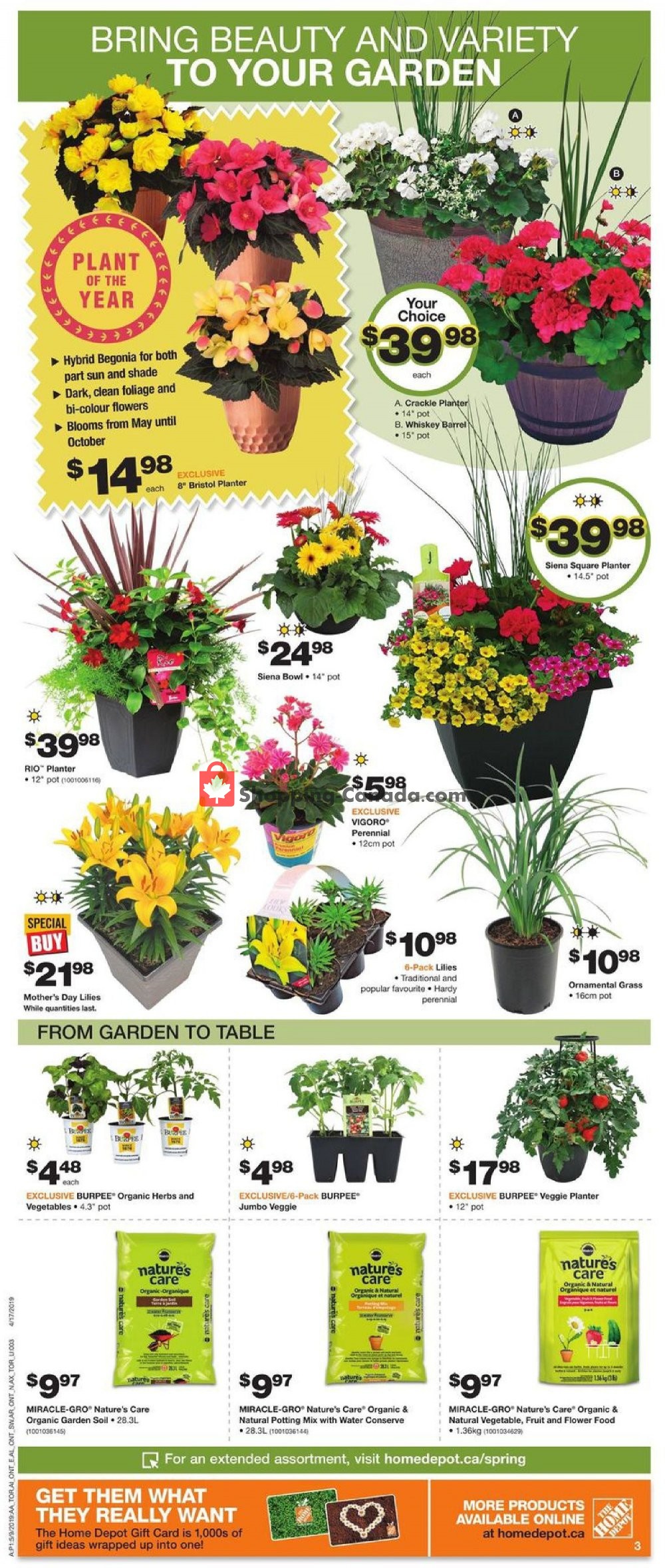 Home Depot flyer from Thursday May 9, 2019 to Wednesday May 15, 2019 - page 3