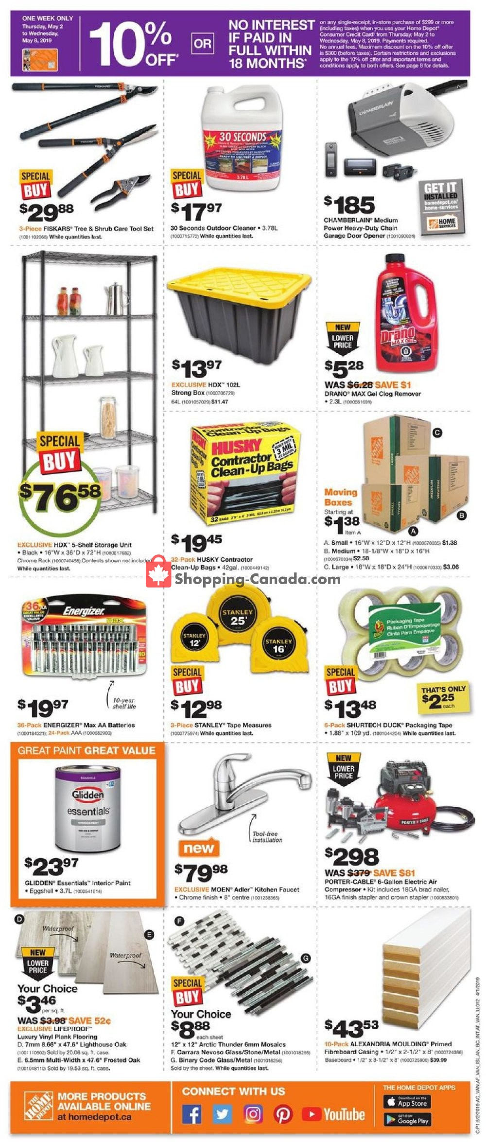 Home Depot flyer from Thursday May 2, 2019 to Wednesday May 8, 2019 - page 2