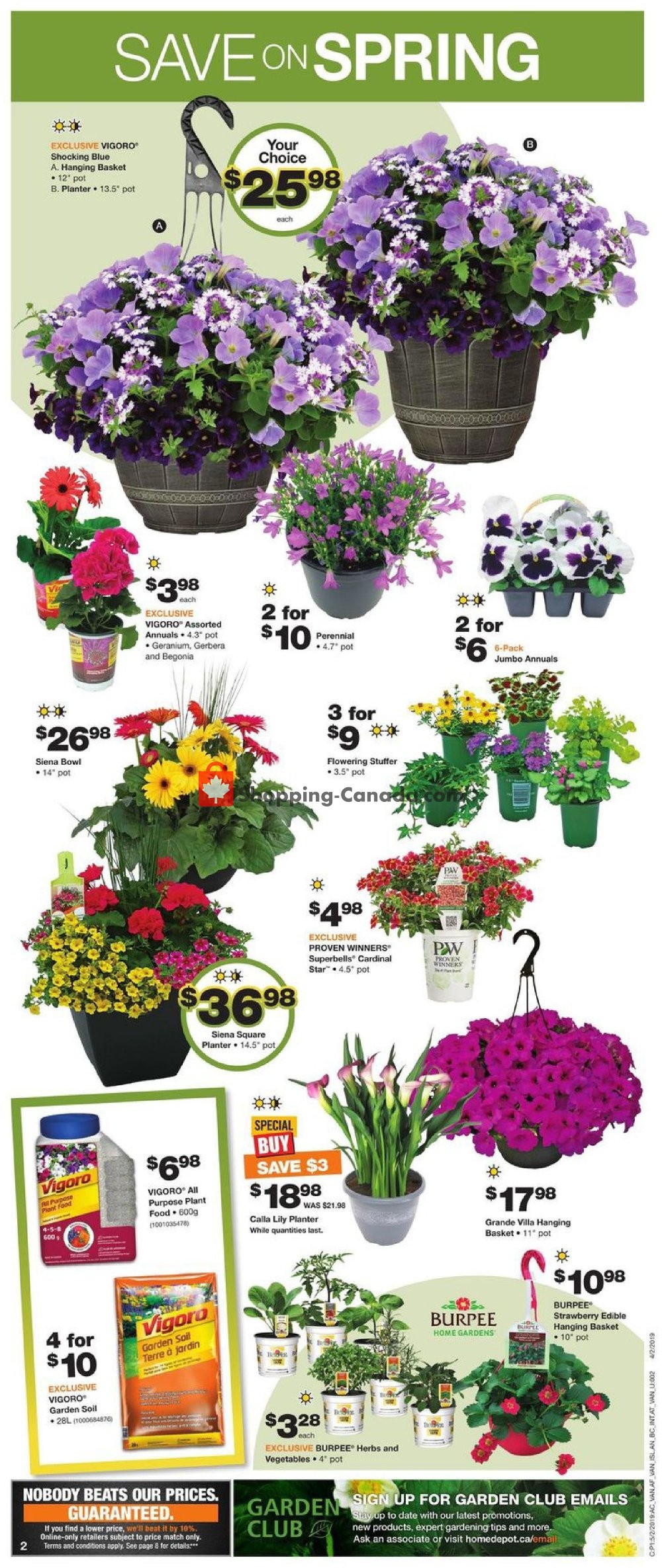 Home Depot flyer from Thursday May 2, 2019 to Wednesday May 8, 2019 - page 3
