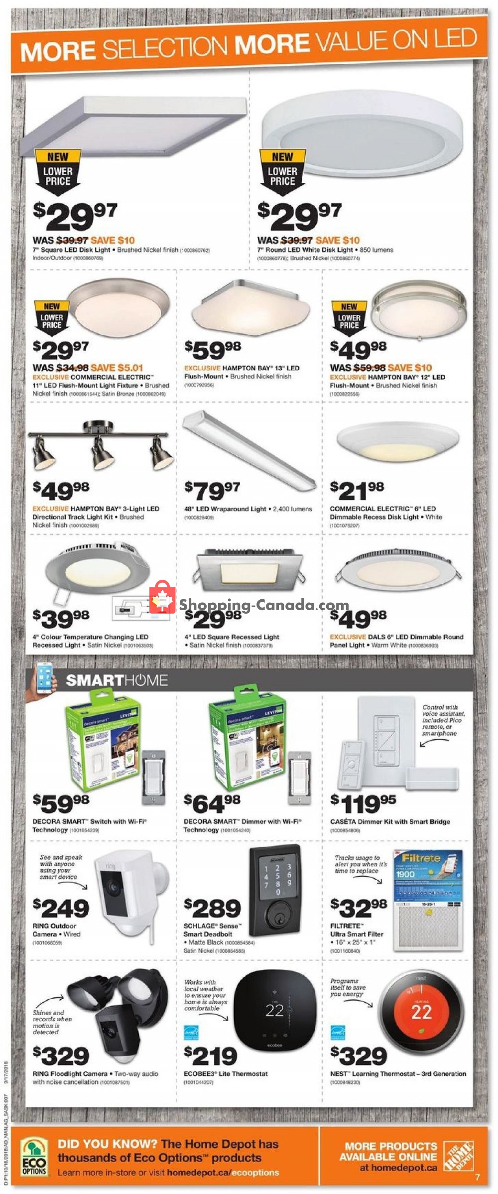 Home Depot flyer from Thursday October 18, 2018 to Wednesday October 24, 2018 - page 11