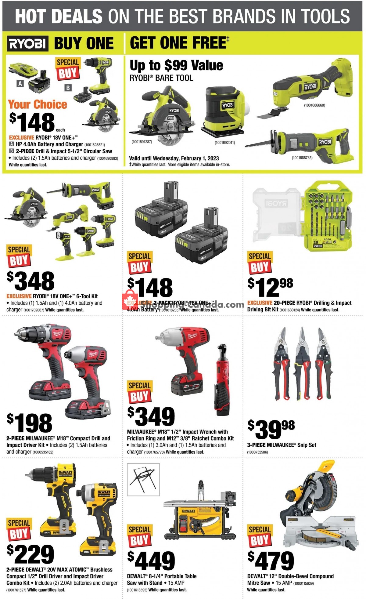 Home Depot flyer from Thursday January 26, 2023 to Wednesday February 1, 2023 - page 12