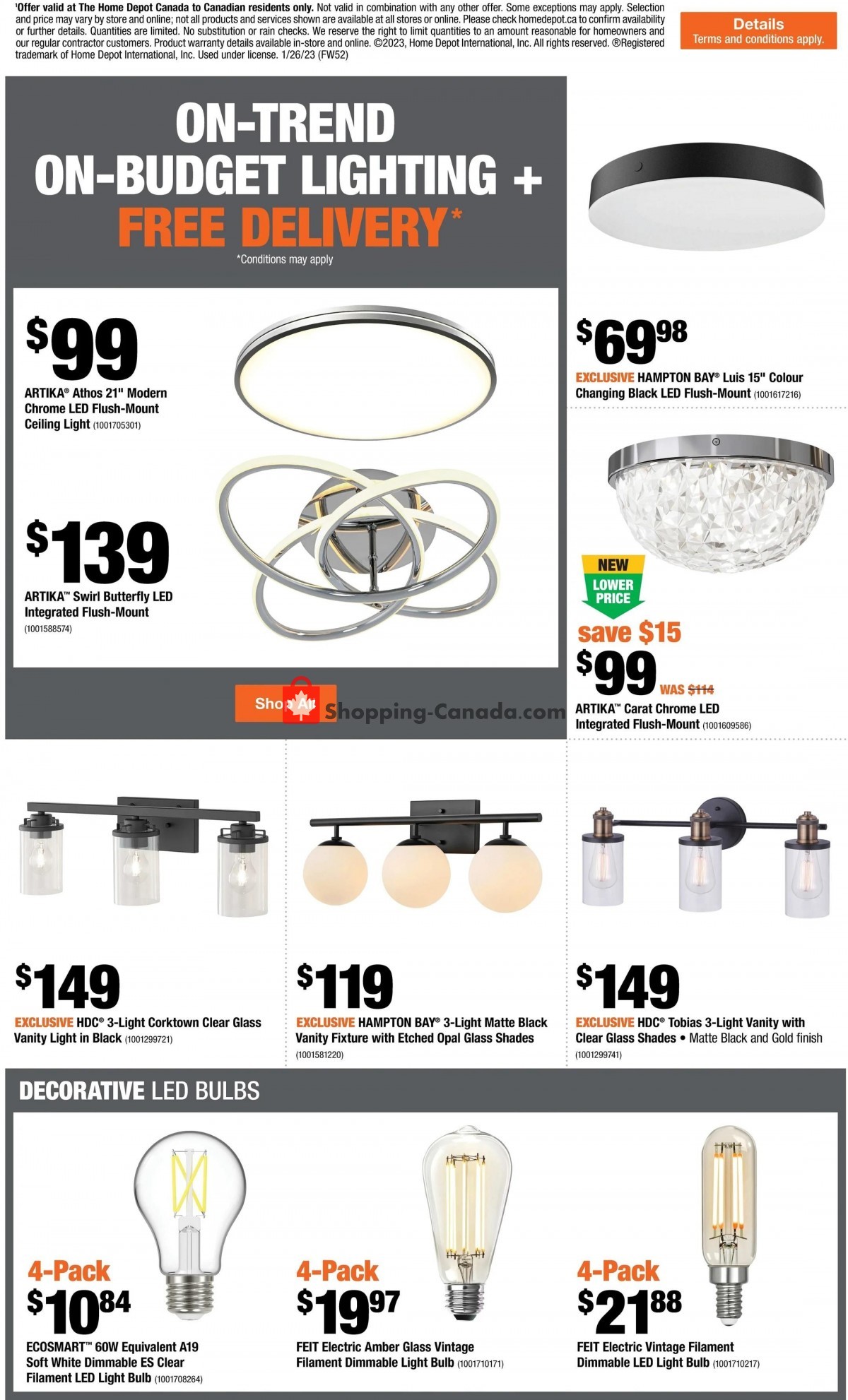 Home Depot flyer from Thursday January 26, 2023 to Wednesday February 1, 2023 - page 14