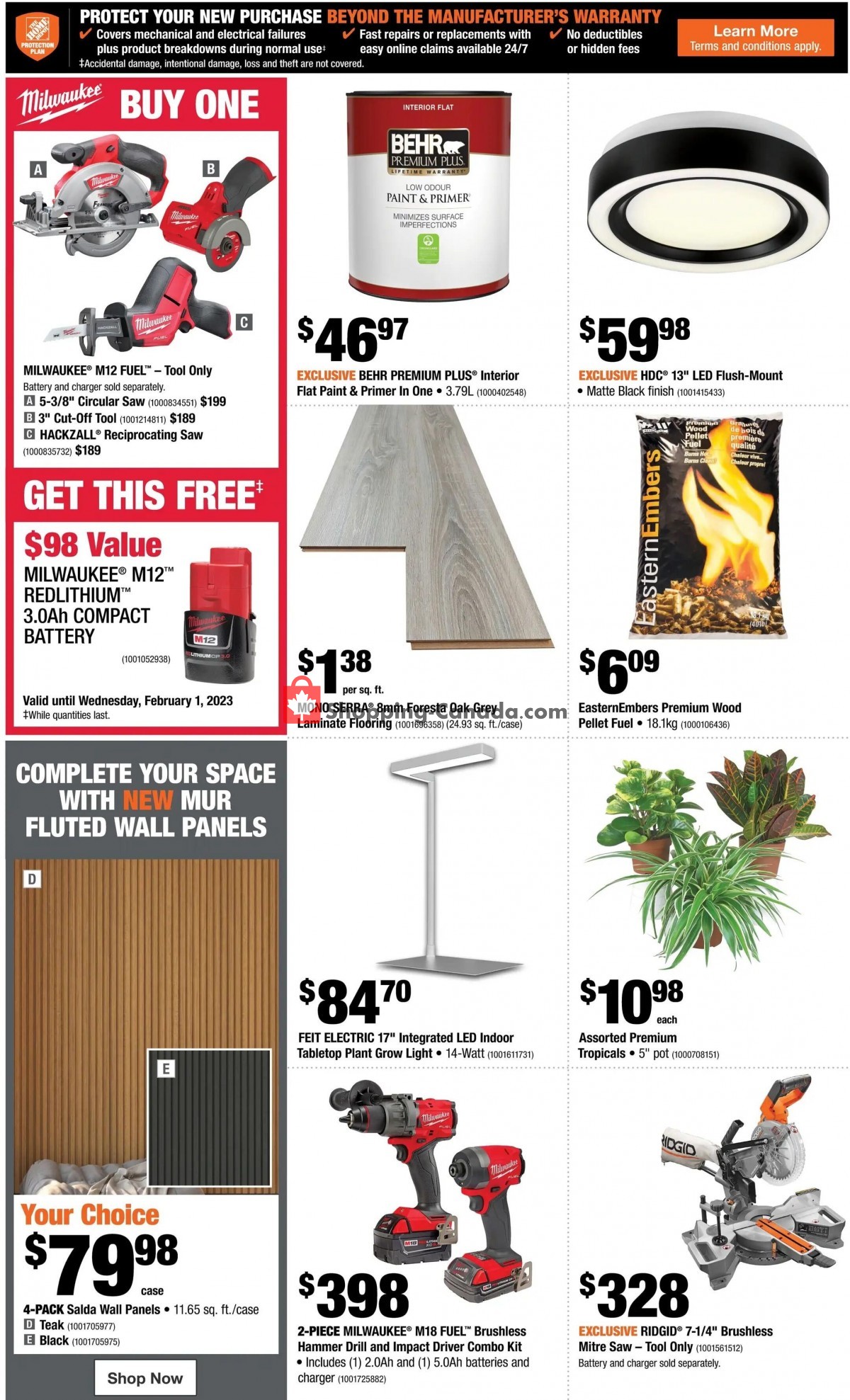 Home Depot flyer from Thursday January 26, 2023 to Wednesday February 1, 2023 - page 3
