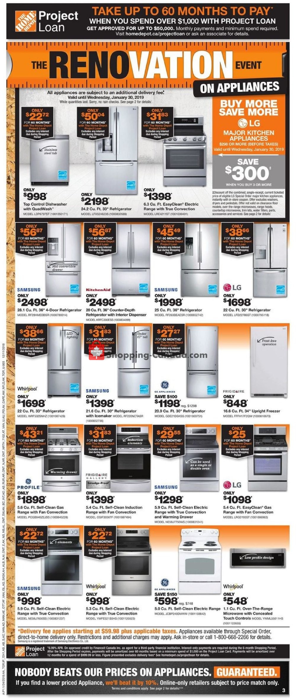Home Depot flyer from Thursday January 24, 2019 to Wednesday January 30, 2019 - page 4