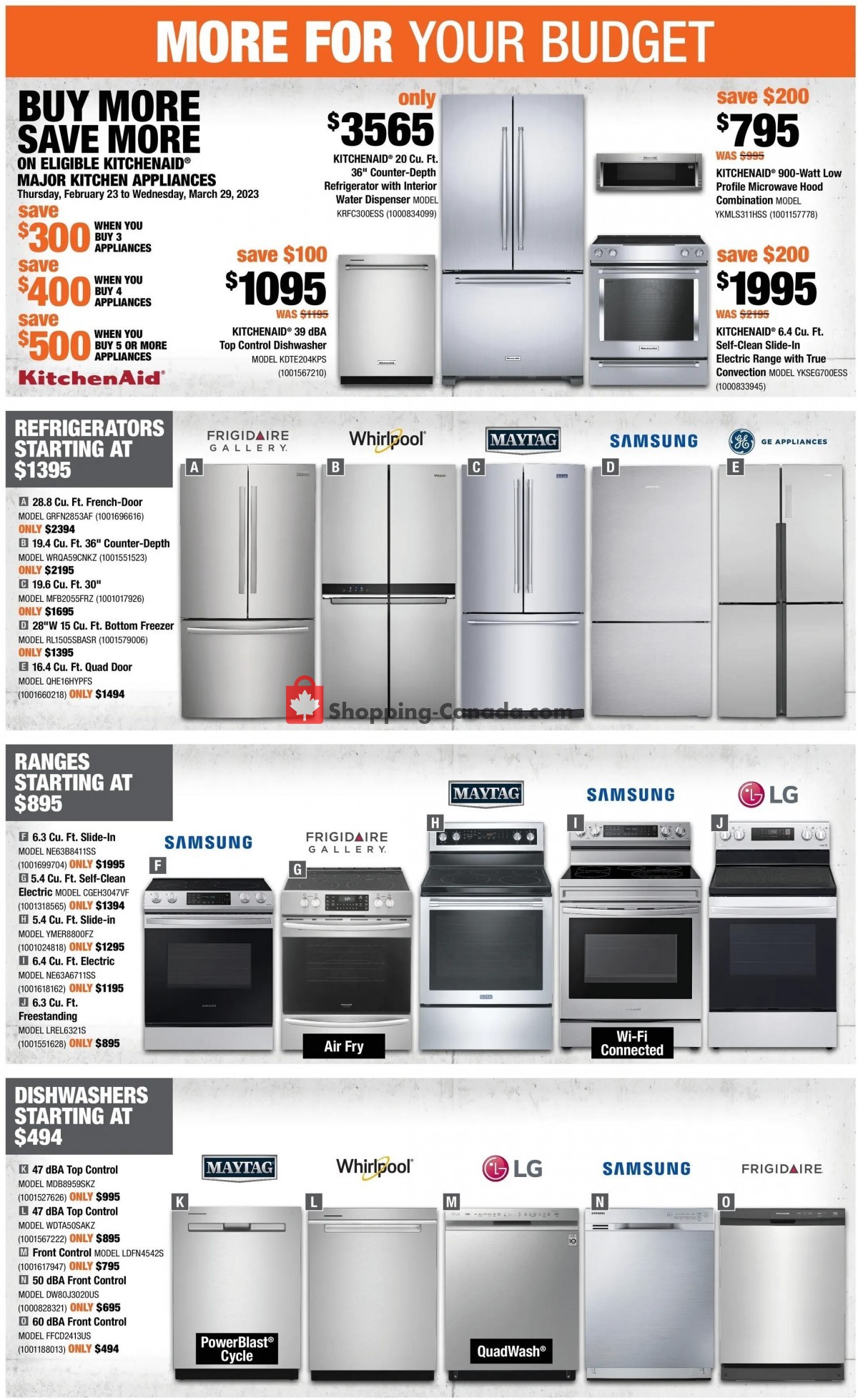 Home Depot flyer from Thursday February 23, 2023 to Wednesday March 1, 2023 - page 12