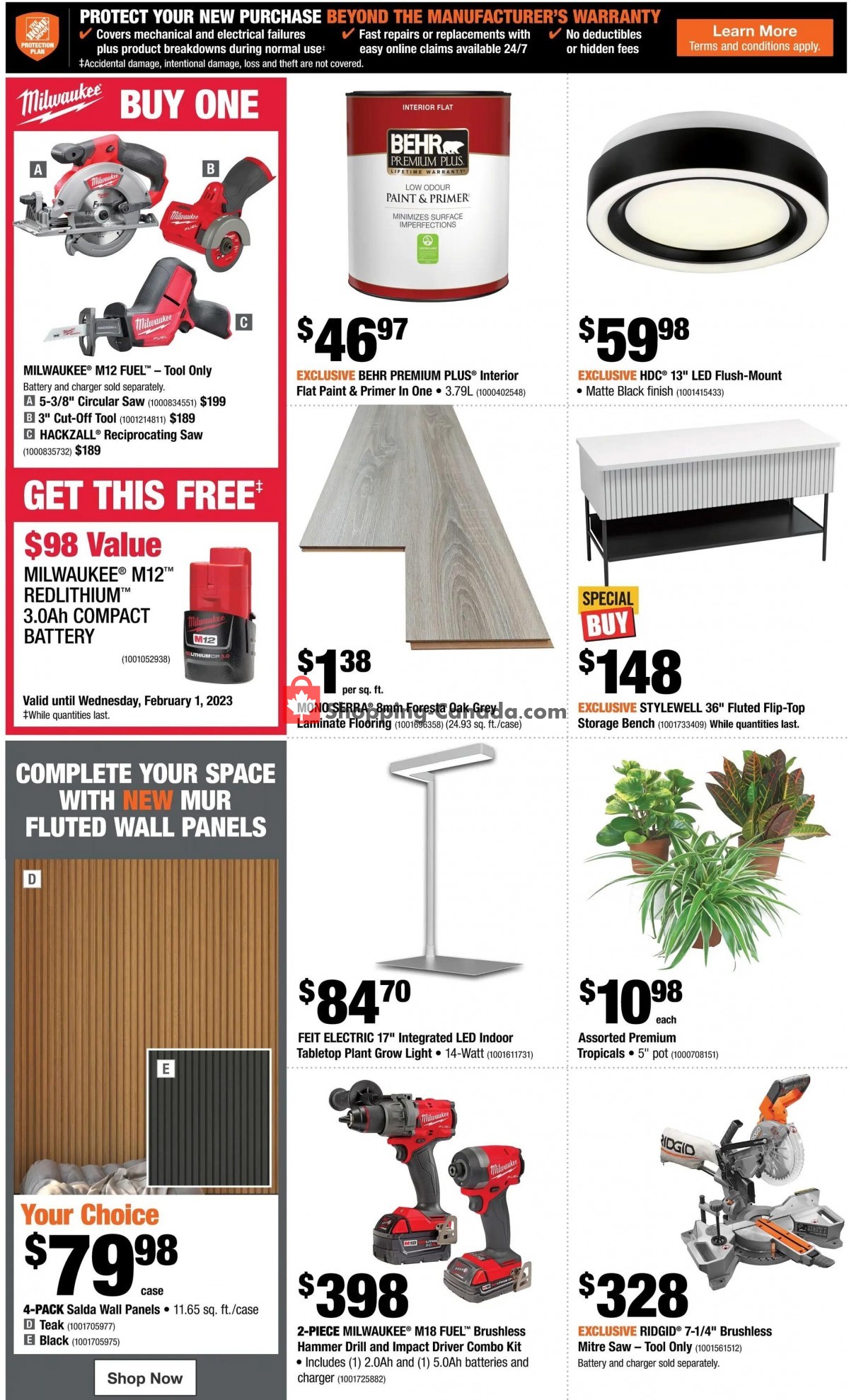 Home Depot flyer from Thursday January 26, 2023 to Wednesday February 1, 2023 - page 3