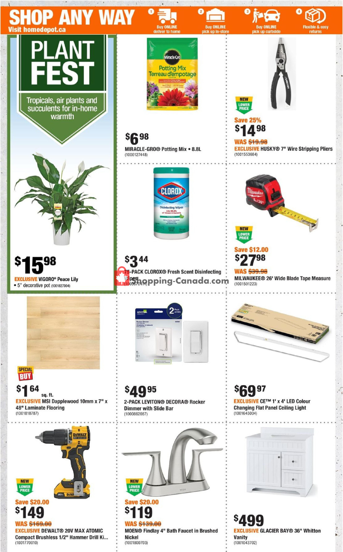 Home Depot flyer from Thursday February 22, 2024 to Wednesday February 28, 2024 - page 3