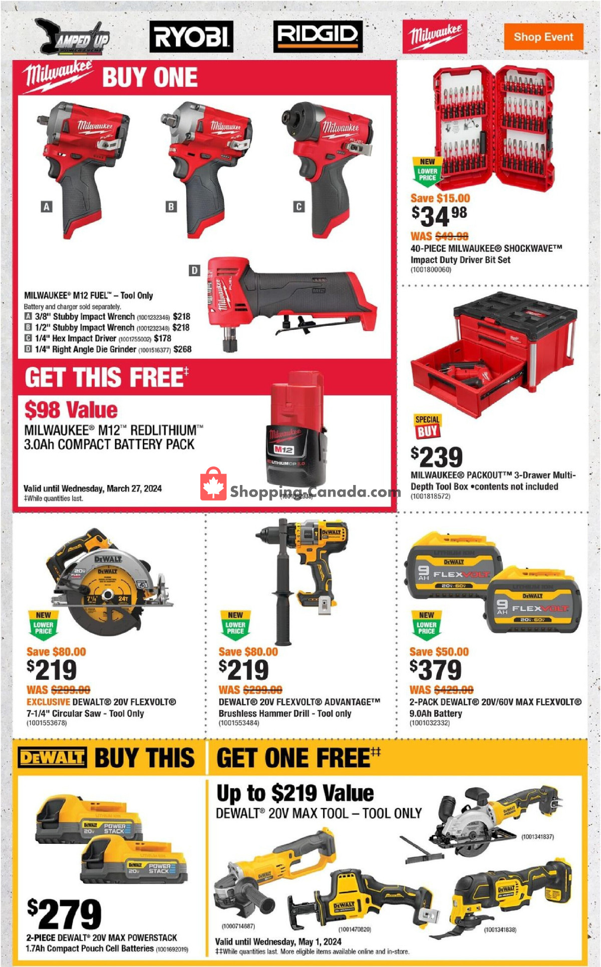 Home Depot flyer from Thursday February 29, 2024 to Wednesday March 6, 2024 - page 8