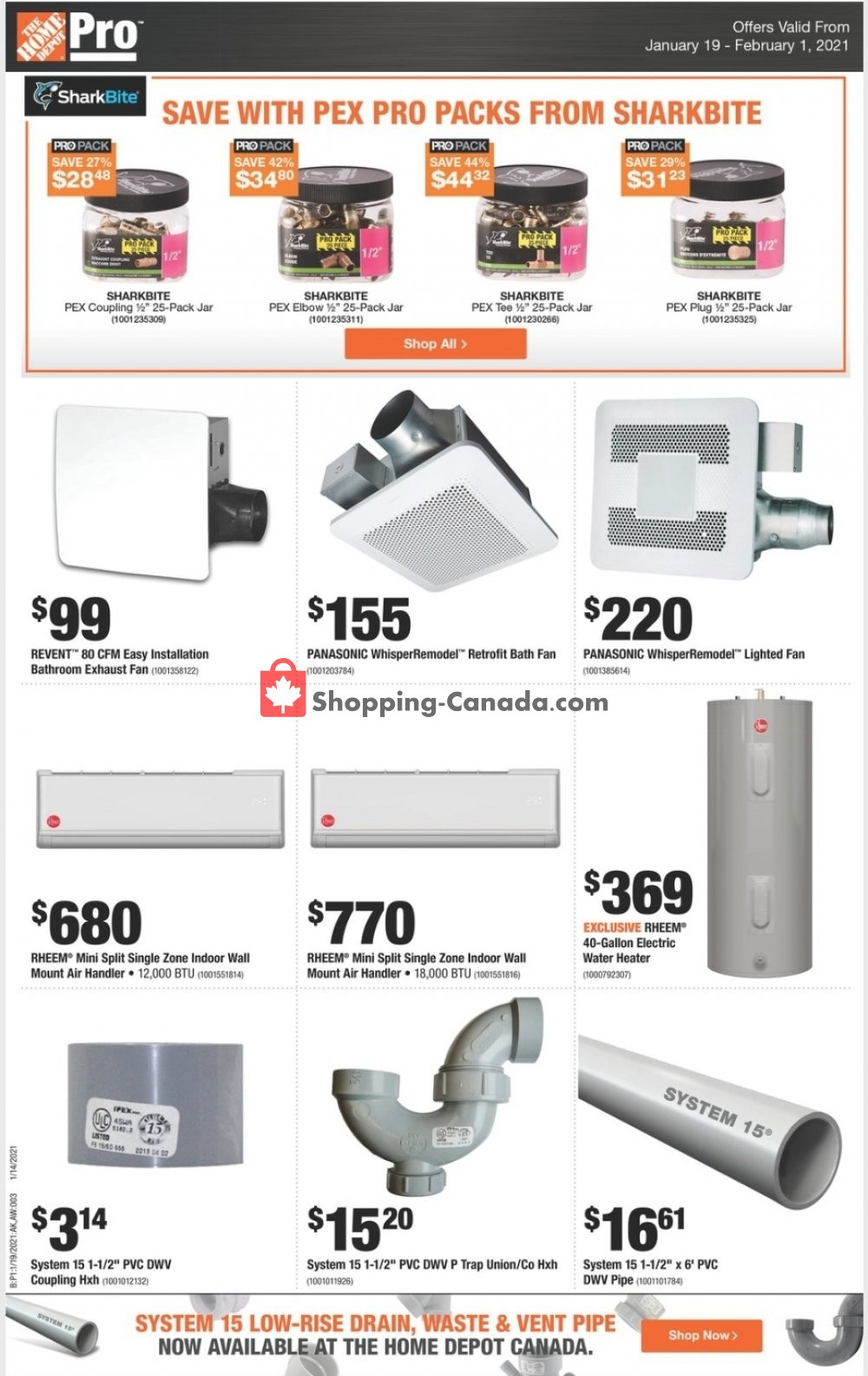Home Depot flyer from Tuesday January 19, 2021 to Monday February 1, 2021 - page 4