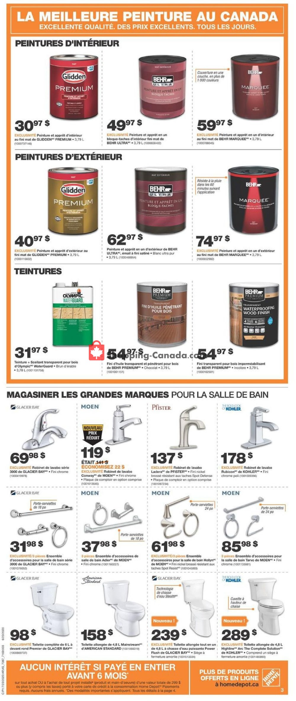 Home Depot flyer from Thursday July 23, 2020 to Wednesday July 29, 2020 - page 3