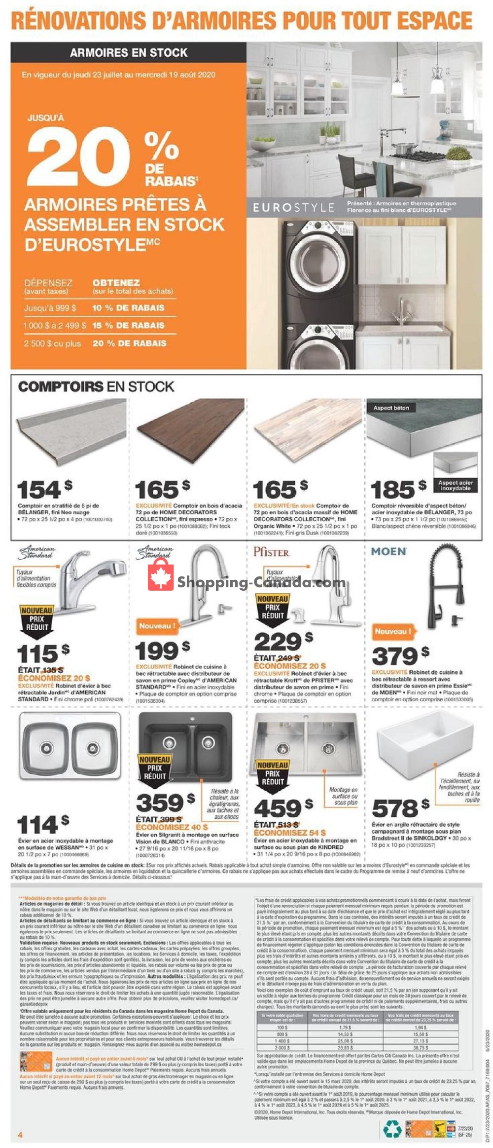 Home Depot flyer from Thursday July 23, 2020 to Wednesday July 29, 2020 - page 4