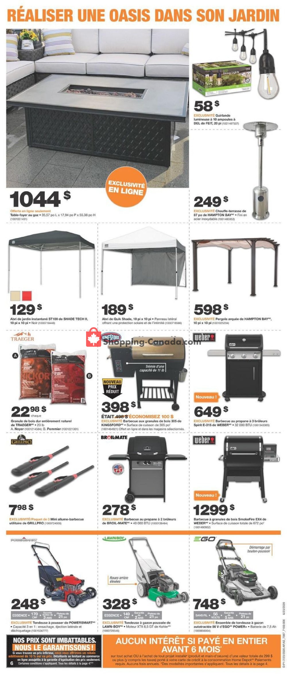 Home Depot flyer from Thursday July 23, 2020 to Wednesday July 29, 2020 - page 6