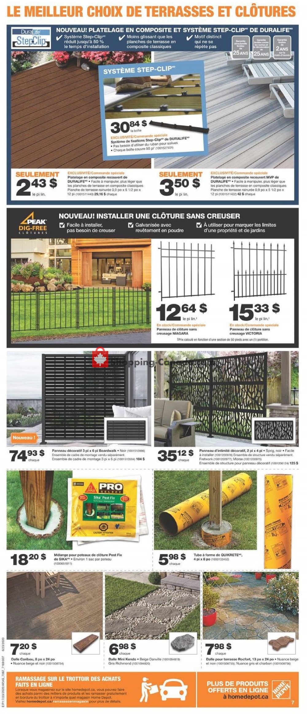 Home Depot flyer from Thursday July 23, 2020 to Wednesday July 29, 2020 - page 7