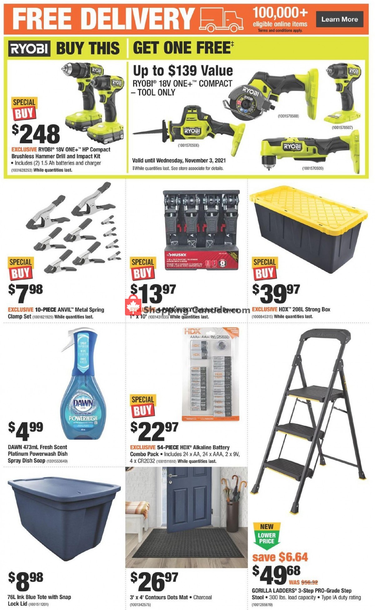 Home Depot flyer from Thursday September 9, 2021 to Wednesday September 15, 2021 - page 3