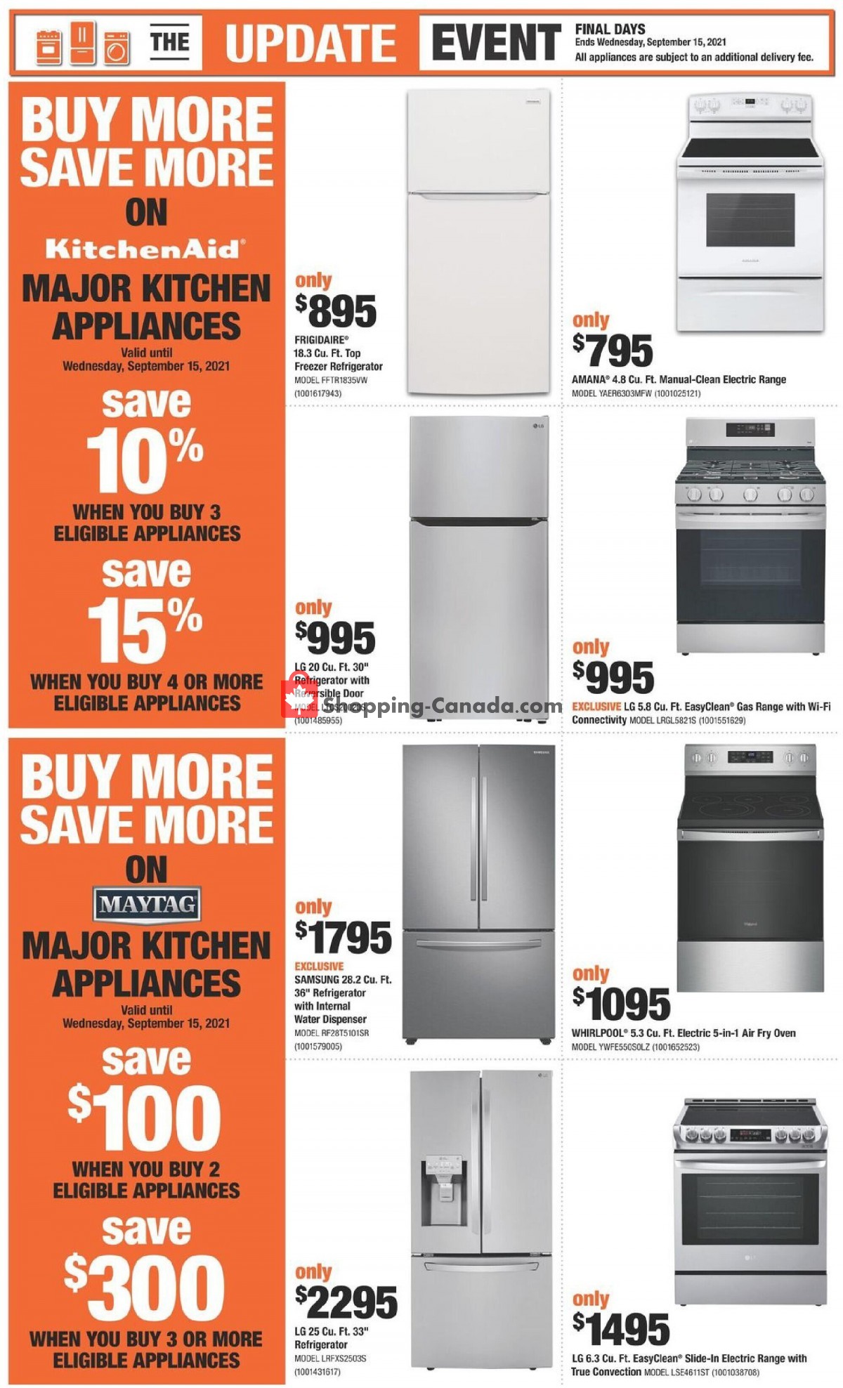 Home Depot flyer from Thursday September 9, 2021 to Wednesday September 15, 2021 - page 7