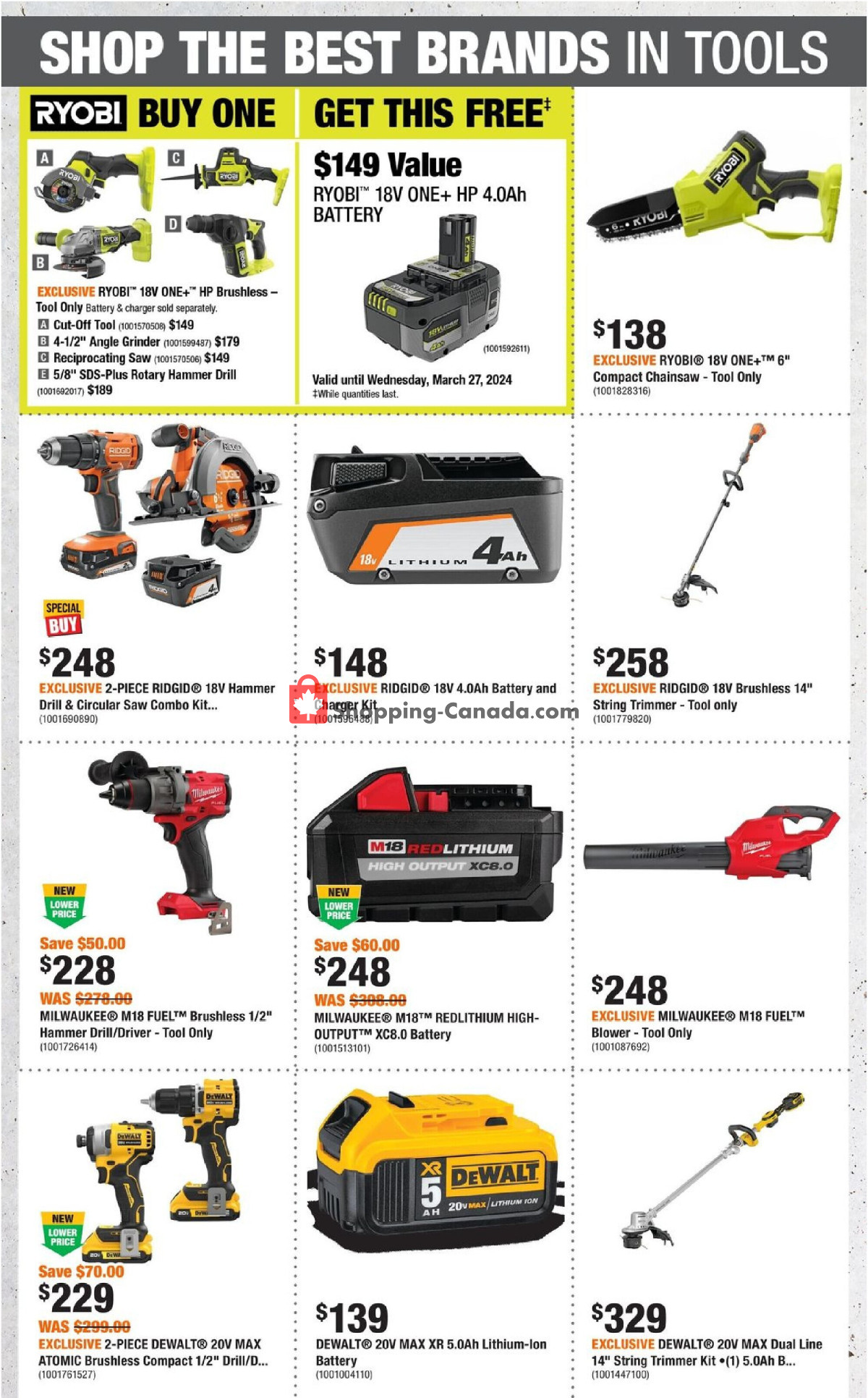 Home Depot flyer from Thursday February 29, 2024 to Wednesday March 6, 2024 - page 7