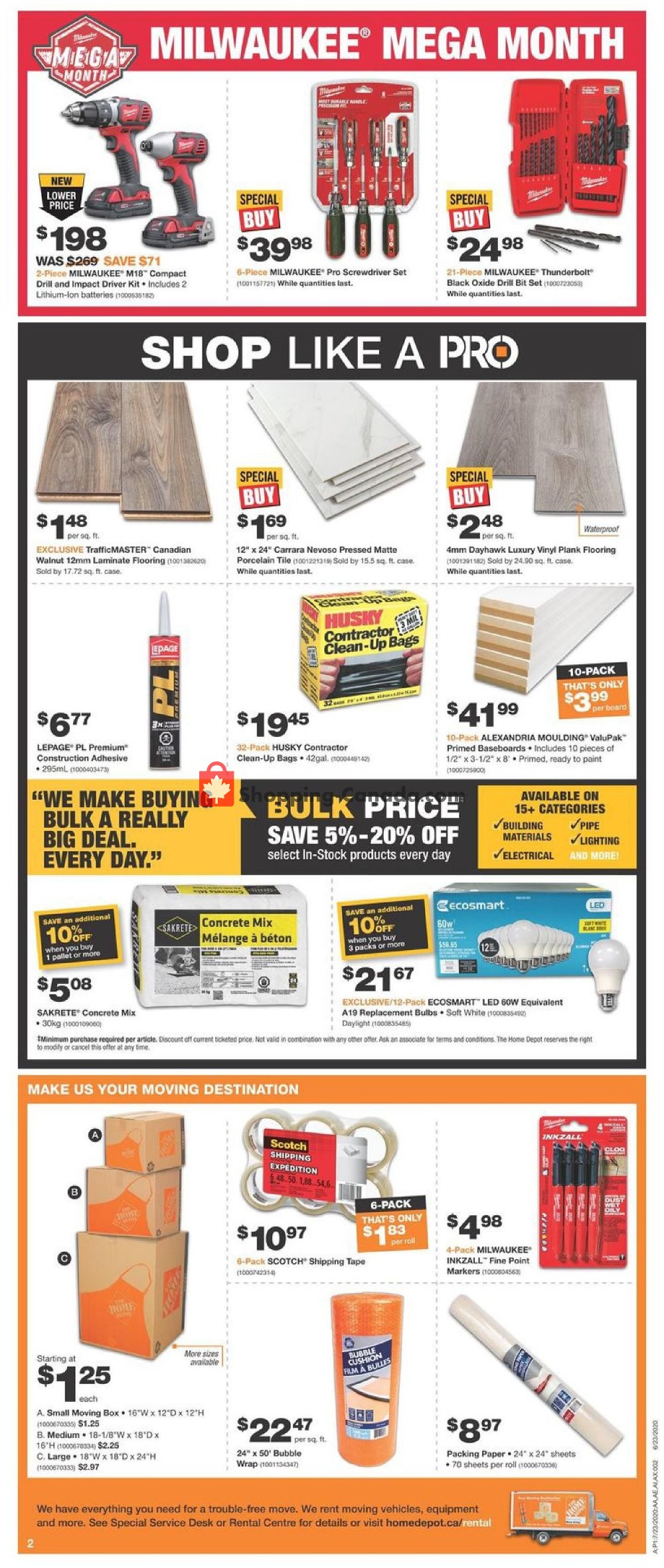 Home Depot Canada, flyer (Special Offer ON) July 23 July 29