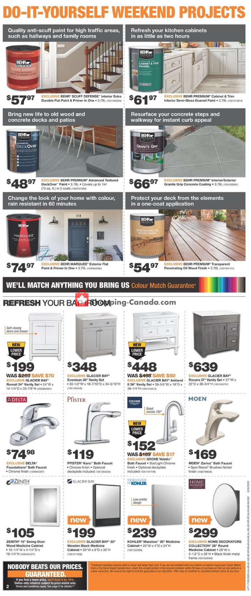Home Depot flyer from Thursday July 30, 2020 to Wednesday August 5, 2020 - page 3