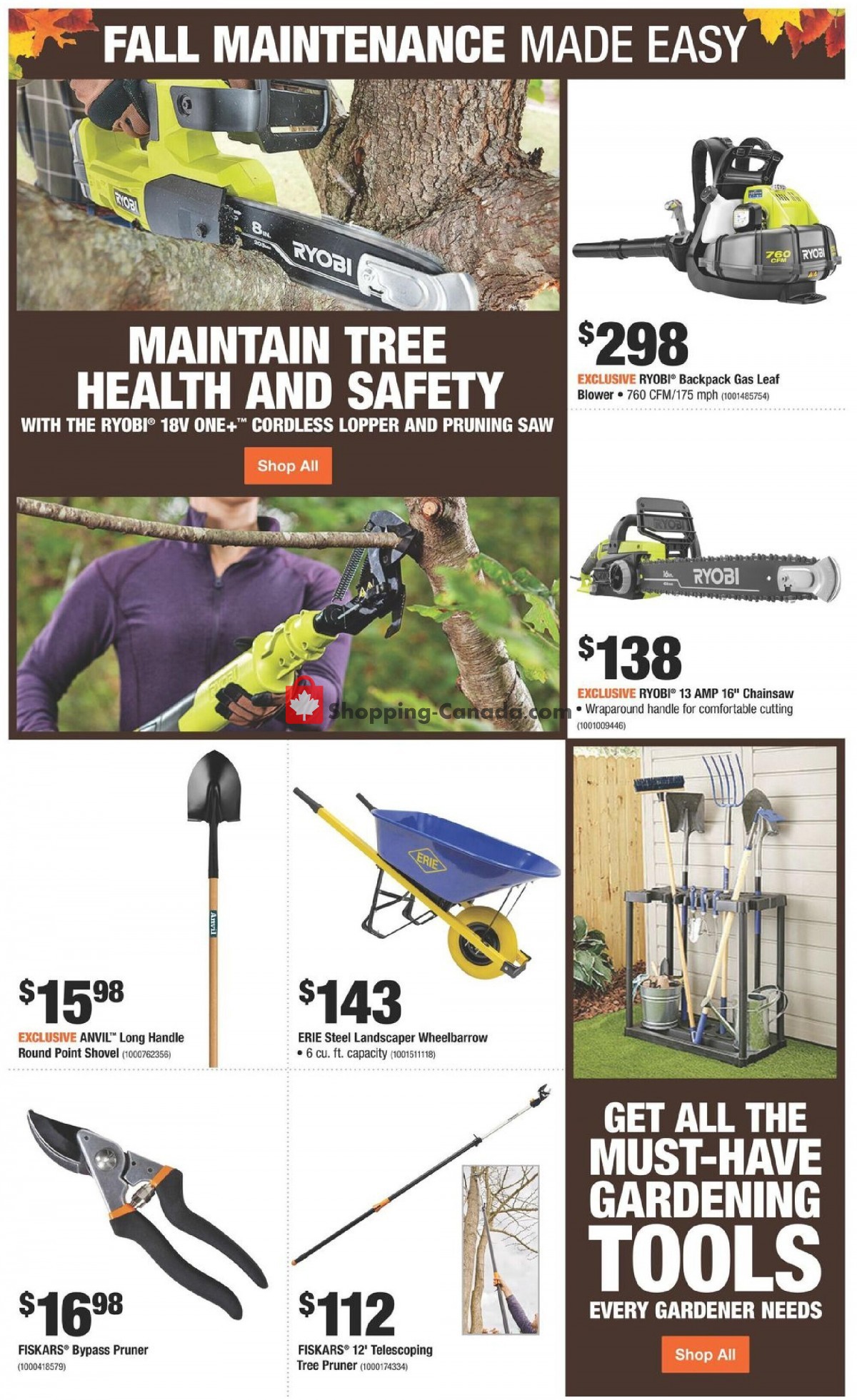 Home Depot flyer from Thursday October 7, 2021 to Wednesday October 13, 2021 - page 23