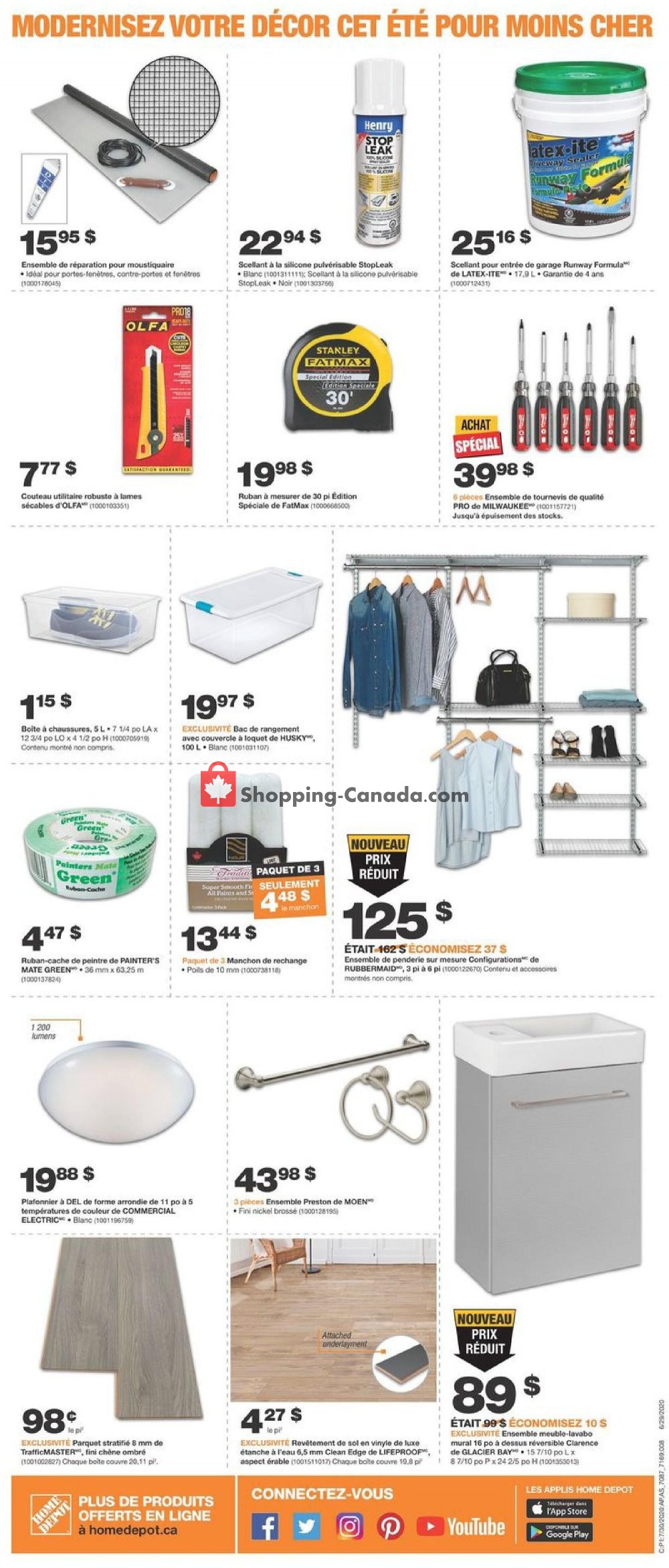 Home Depot flyer from Thursday July 30, 2020 to Wednesday August 5, 2020 - page 2