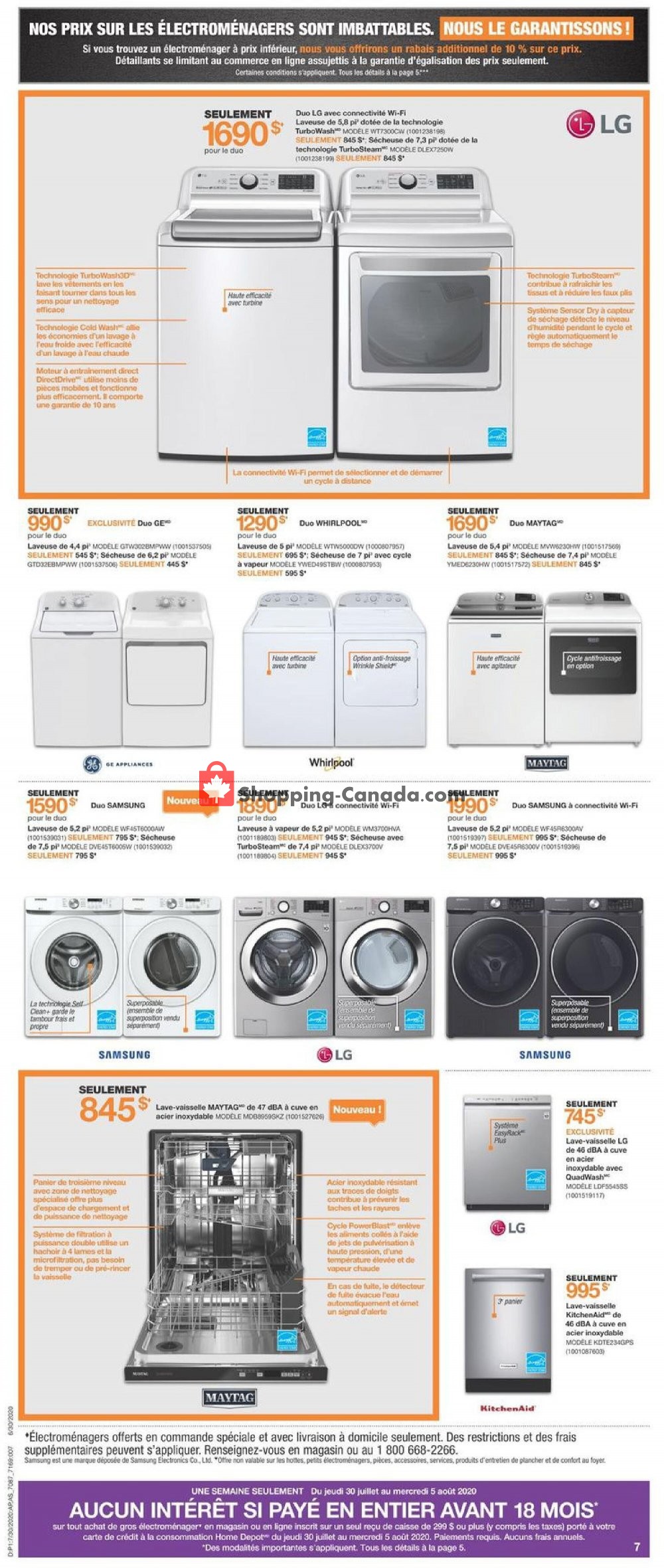 Home Depot flyer from Thursday July 30, 2020 to Wednesday August 5, 2020 - page 7