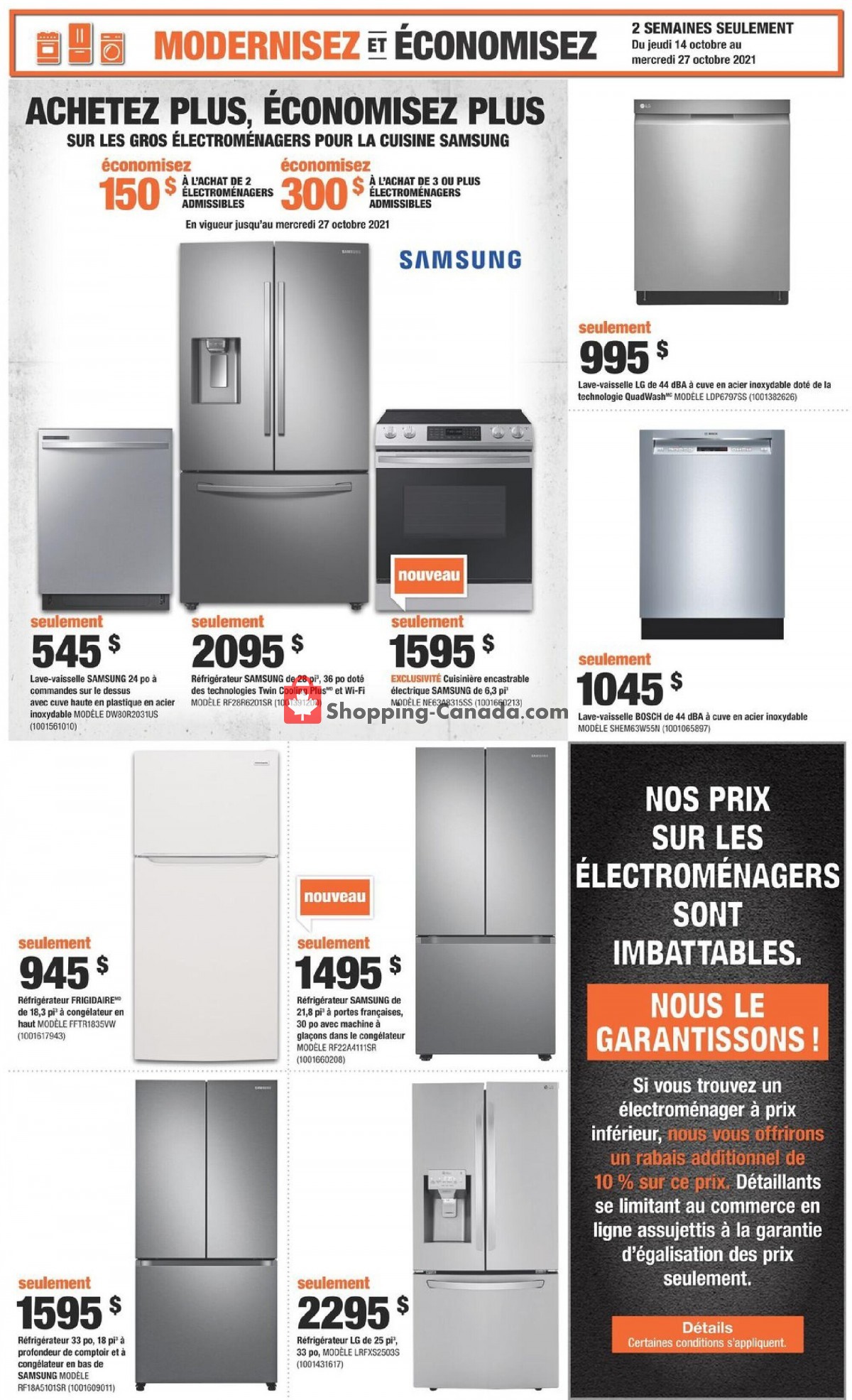 Home Depot flyer from Thursday October 14, 2021 to Wednesday October 20, 2021 - page 15
