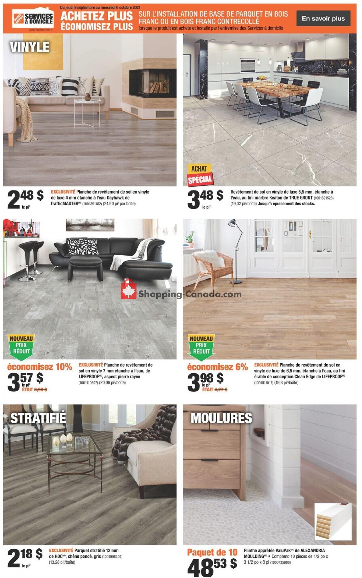 Home Depot flyer from Thursday September 9, 2021 to Wednesday September 15, 2021 - page 11