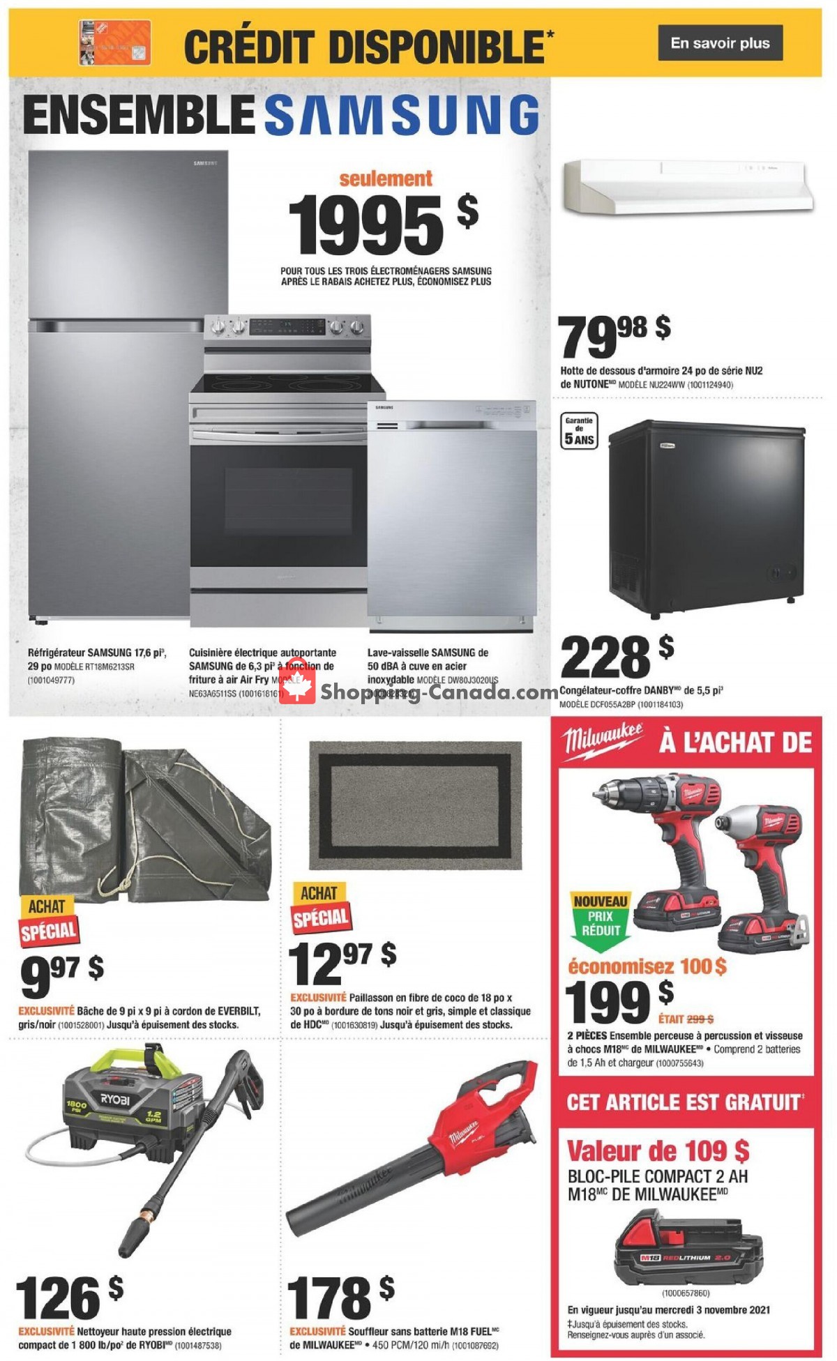 Home Depot flyer from Thursday September 9, 2021 to Wednesday September 15, 2021 - page 2