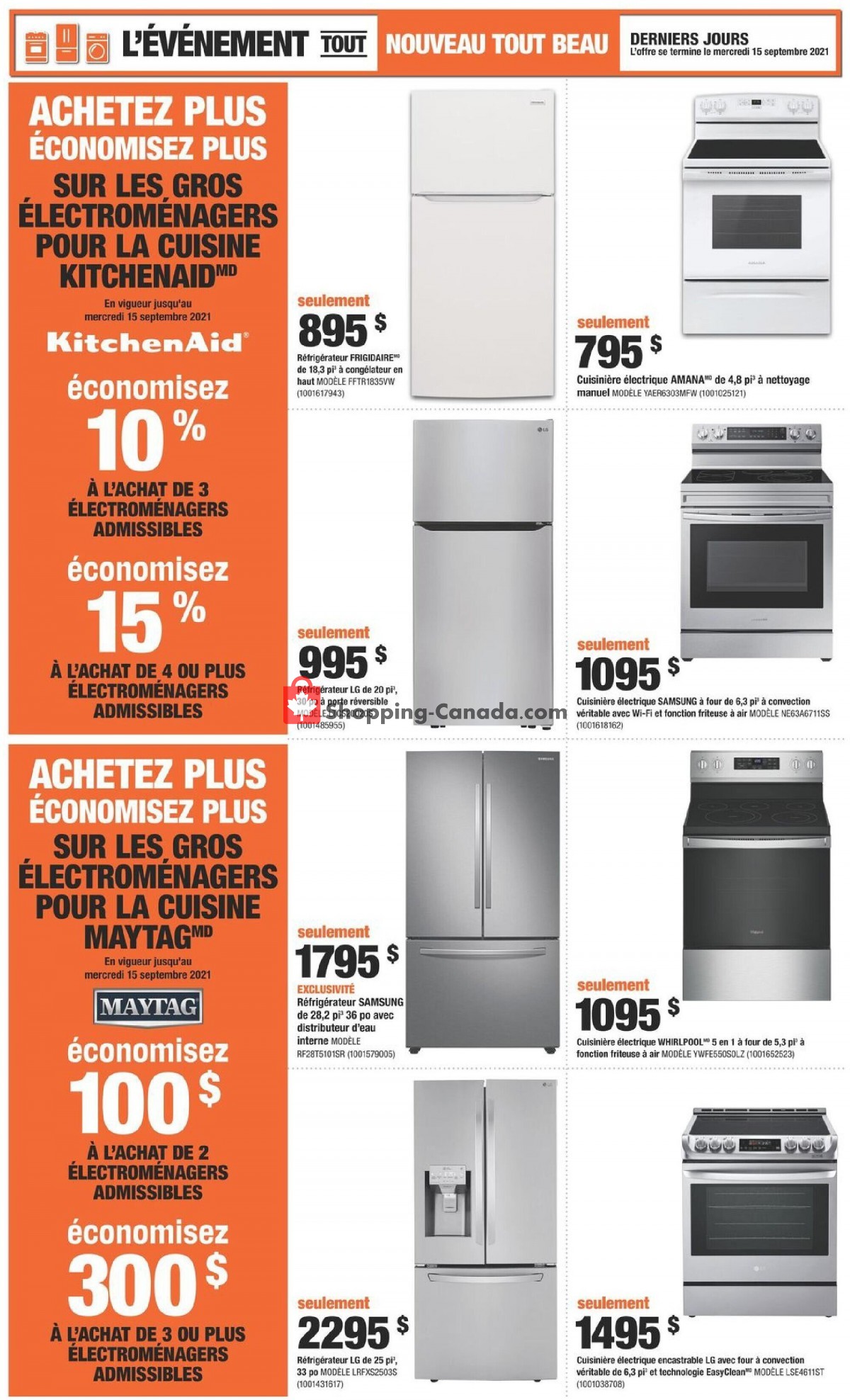 Home Depot flyer from Thursday September 9, 2021 to Wednesday September 15, 2021 - page 7