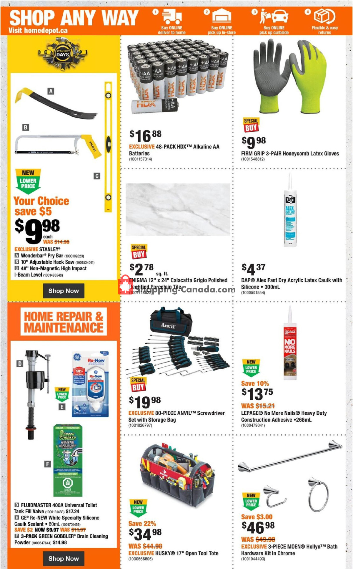 Home Depot flyer from Thursday February 15, 2024 to Wednesday February 21, 2024 - page 4
