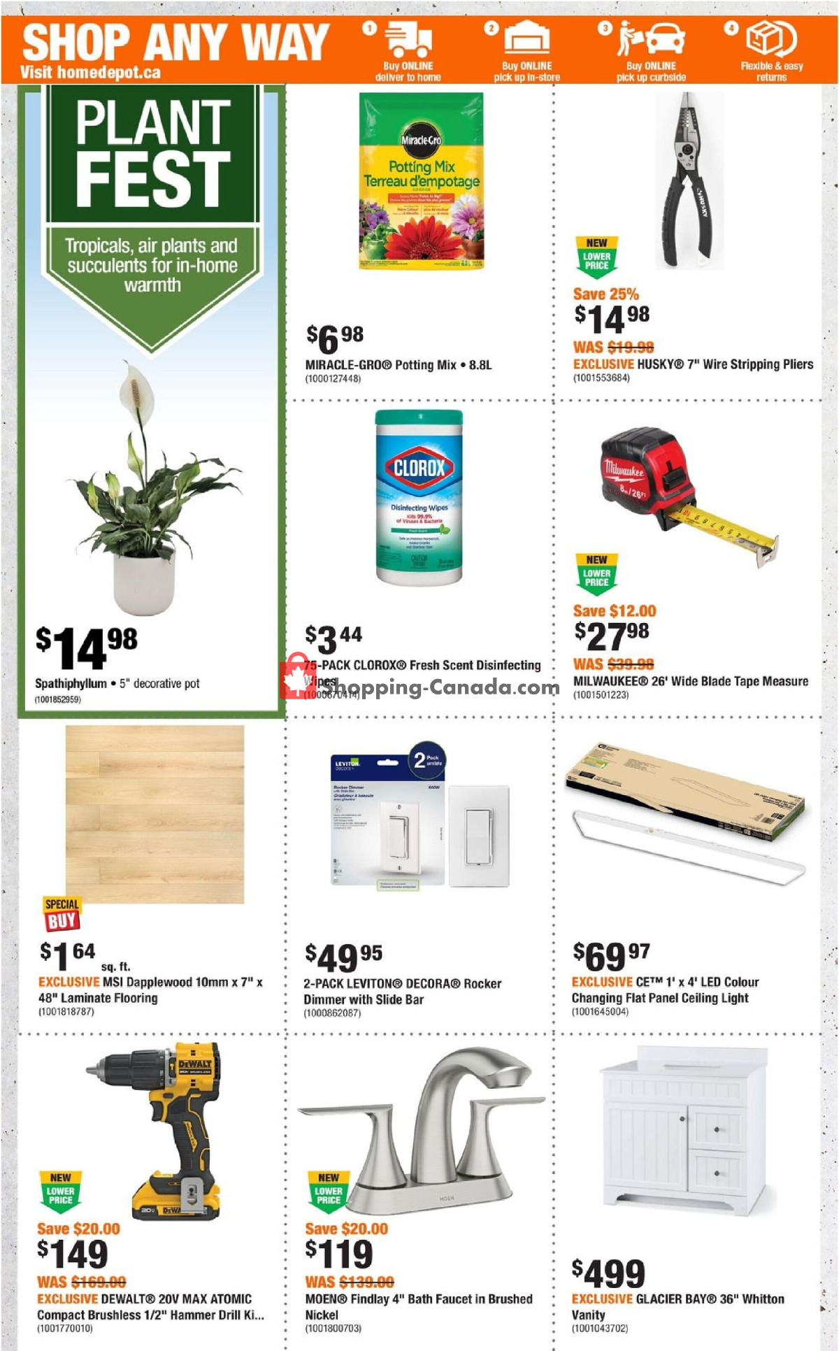 Home Depot flyer from Thursday February 22, 2024 to Wednesday February 28, 2024 - page 3