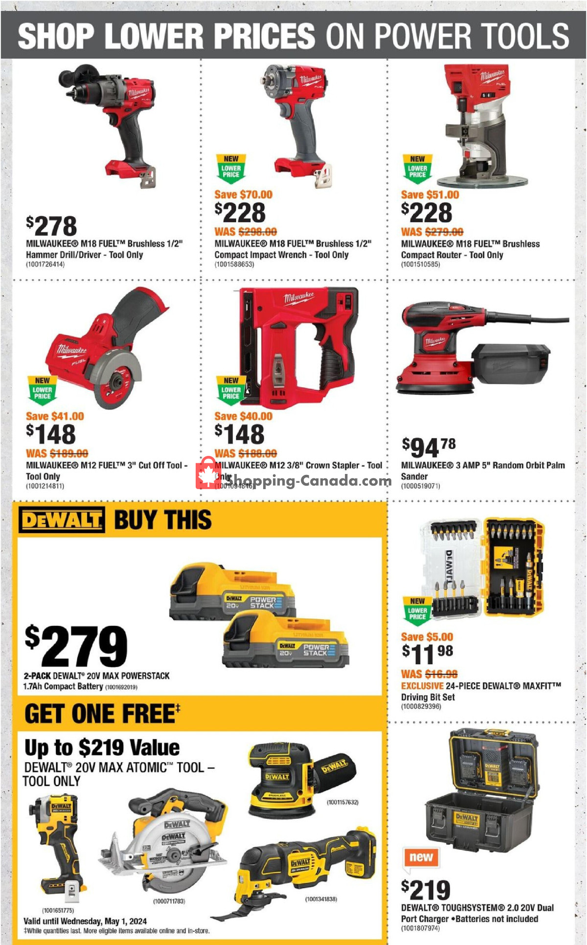 Home Depot flyer from Thursday February 22, 2024 to Wednesday February 28, 2024 - page 8