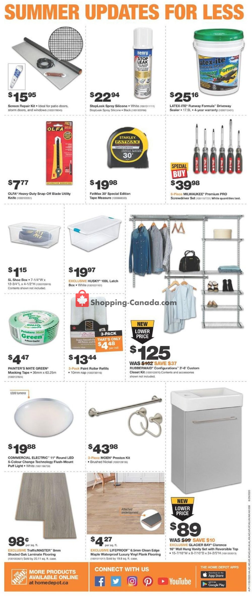 Home Depot flyer from Thursday July 30, 2020 to Wednesday August 5, 2020 - page 2