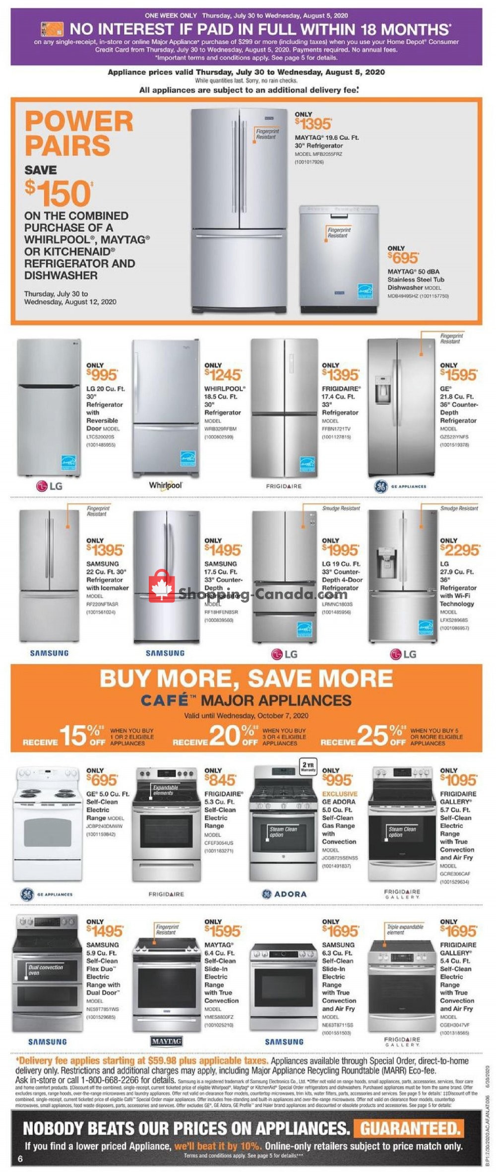 Home Depot flyer from Thursday July 30, 2020 to Wednesday August 5, 2020 - page 8