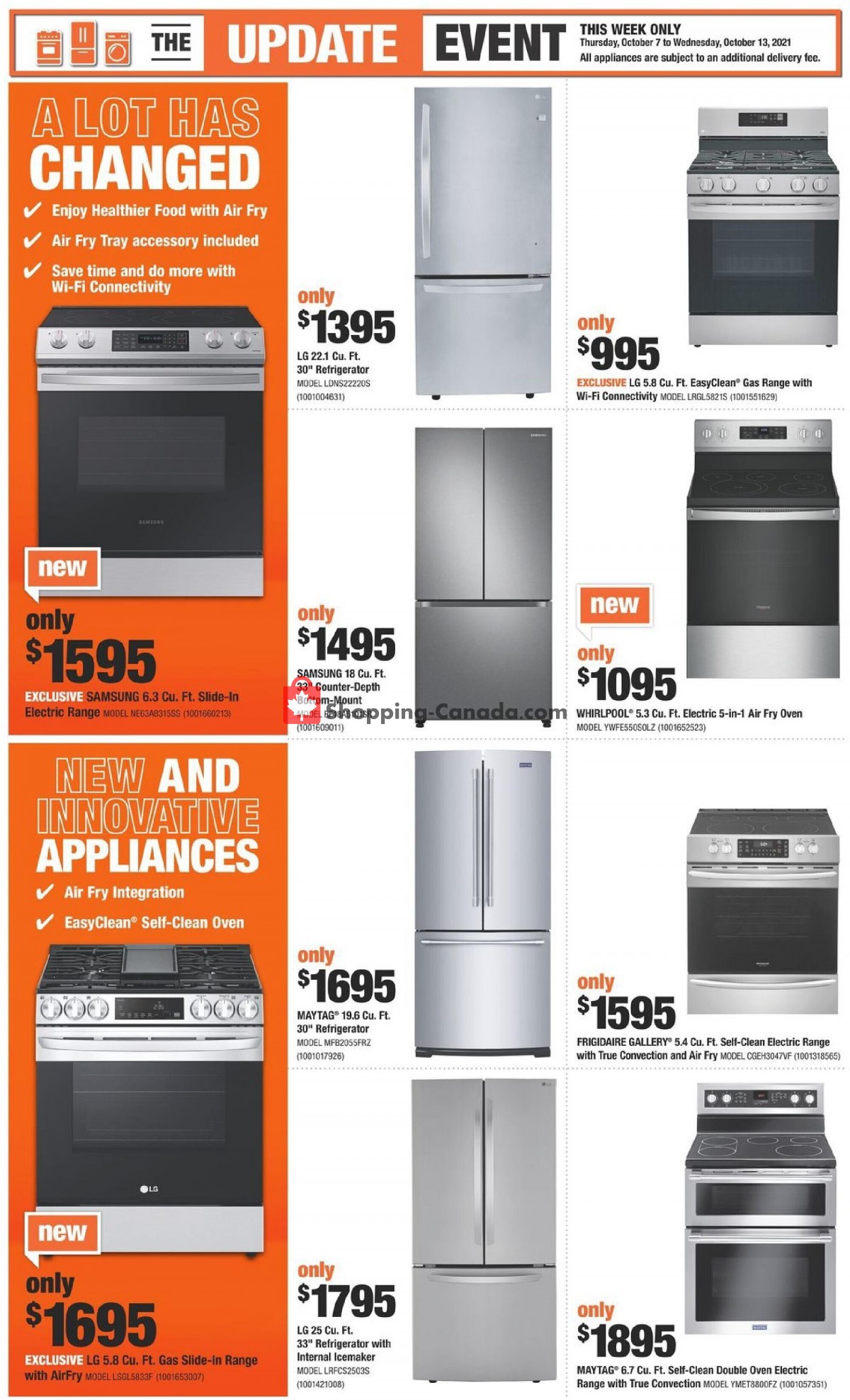 Home Depot flyer from Thursday October 7, 2021 to Wednesday October 13, 2021 - page 10