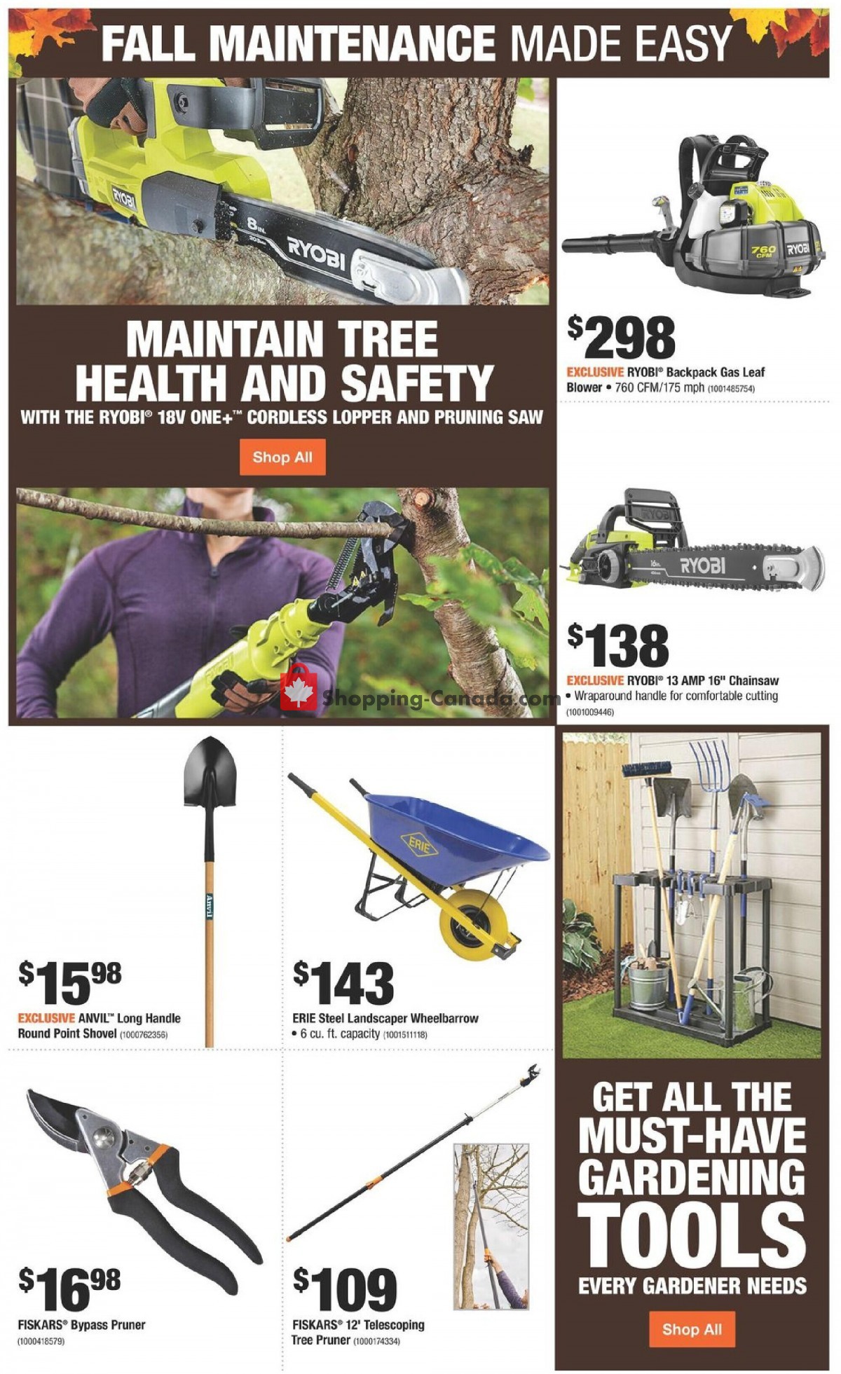 Home Depot flyer from Thursday October 7, 2021 to Wednesday October 13, 2021 - page 23