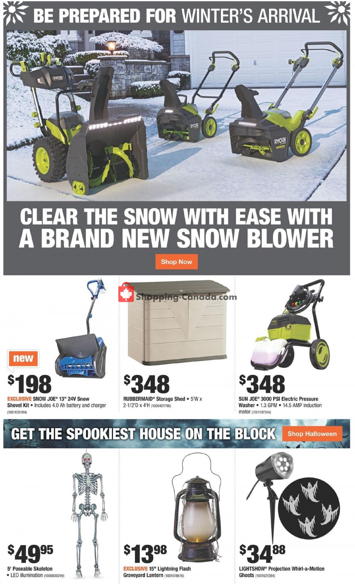 Home Depot flyer from Thursday October 7, 2021 to Wednesday October 13, 2021 - page 24